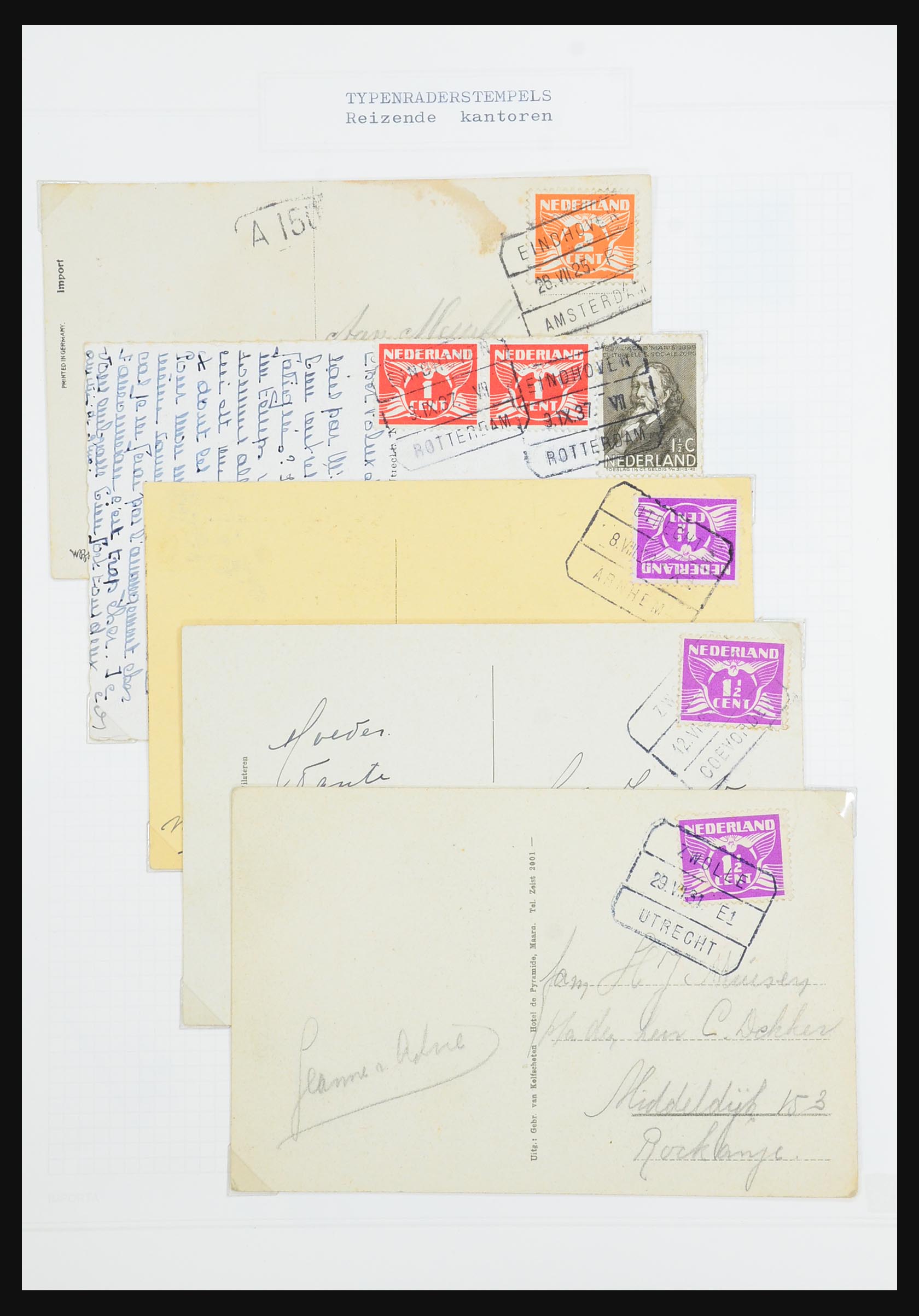 31528 102 - 31528 Nederland brieven 1853-1953.