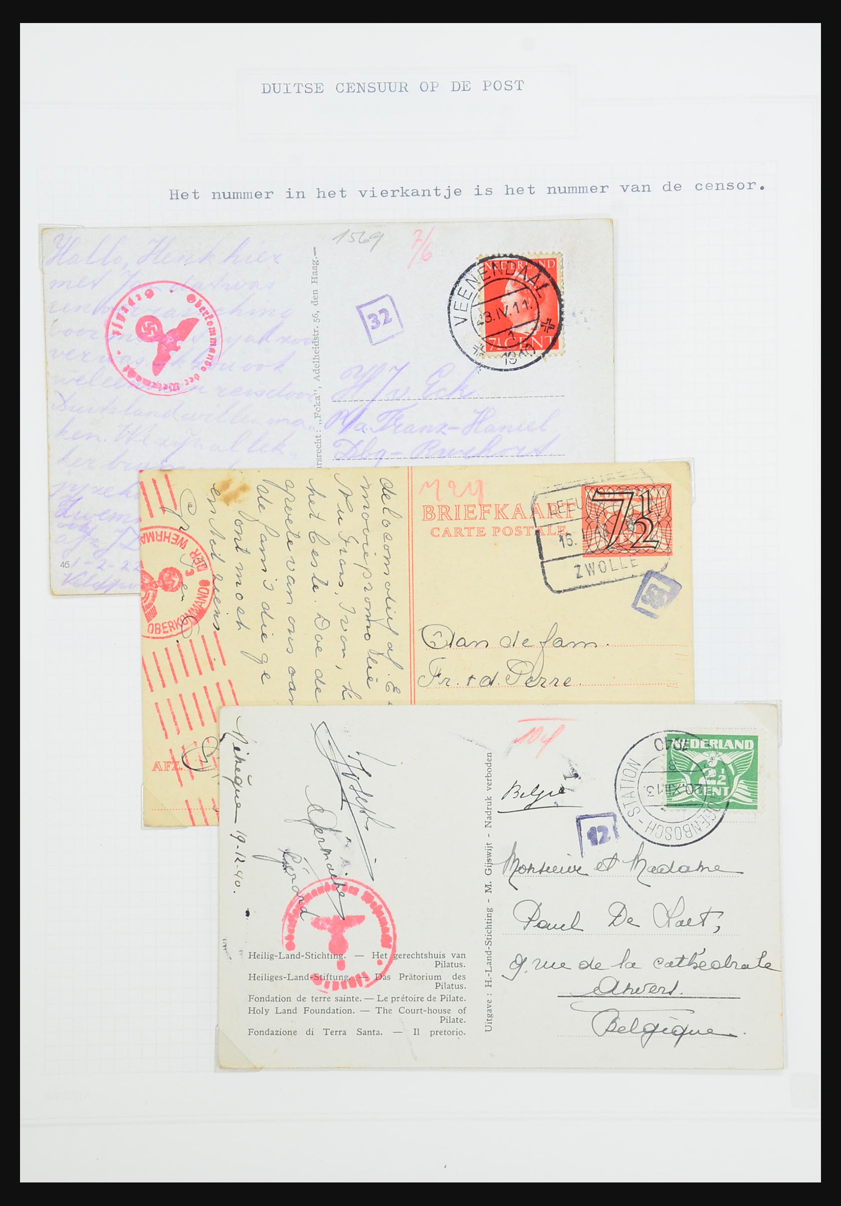 31528 107 - 31528 Netherlands covers 1853-1953.