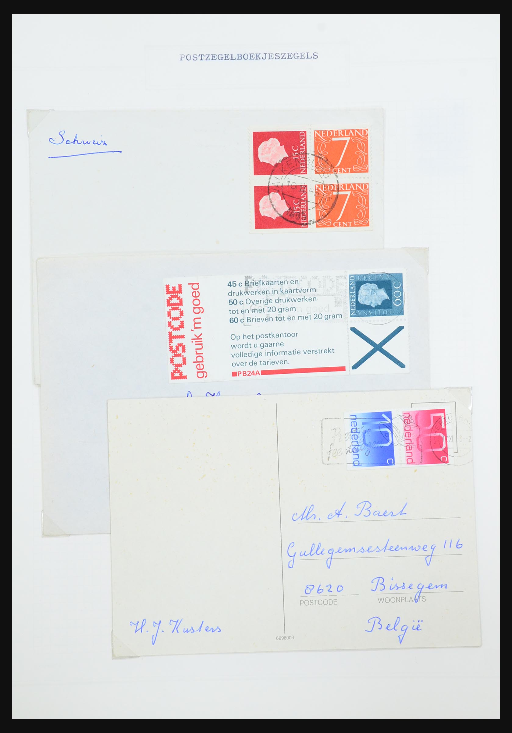31528 113 - 31528 Nederland brieven 1853-1953.