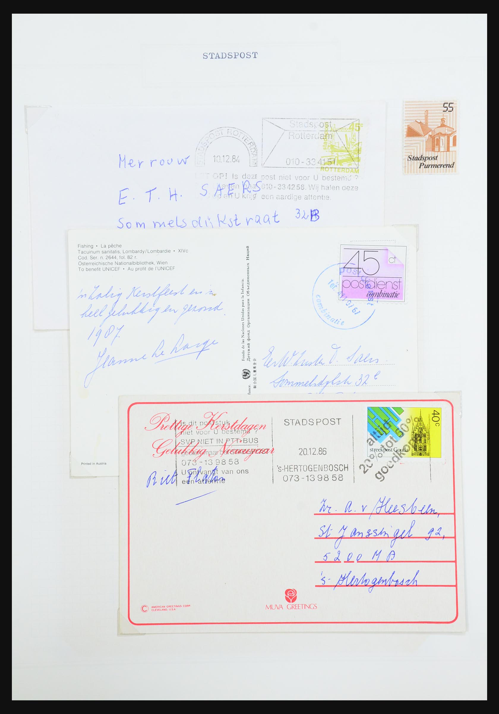 31528 114 - 31528 Nederland brieven 1853-1953.