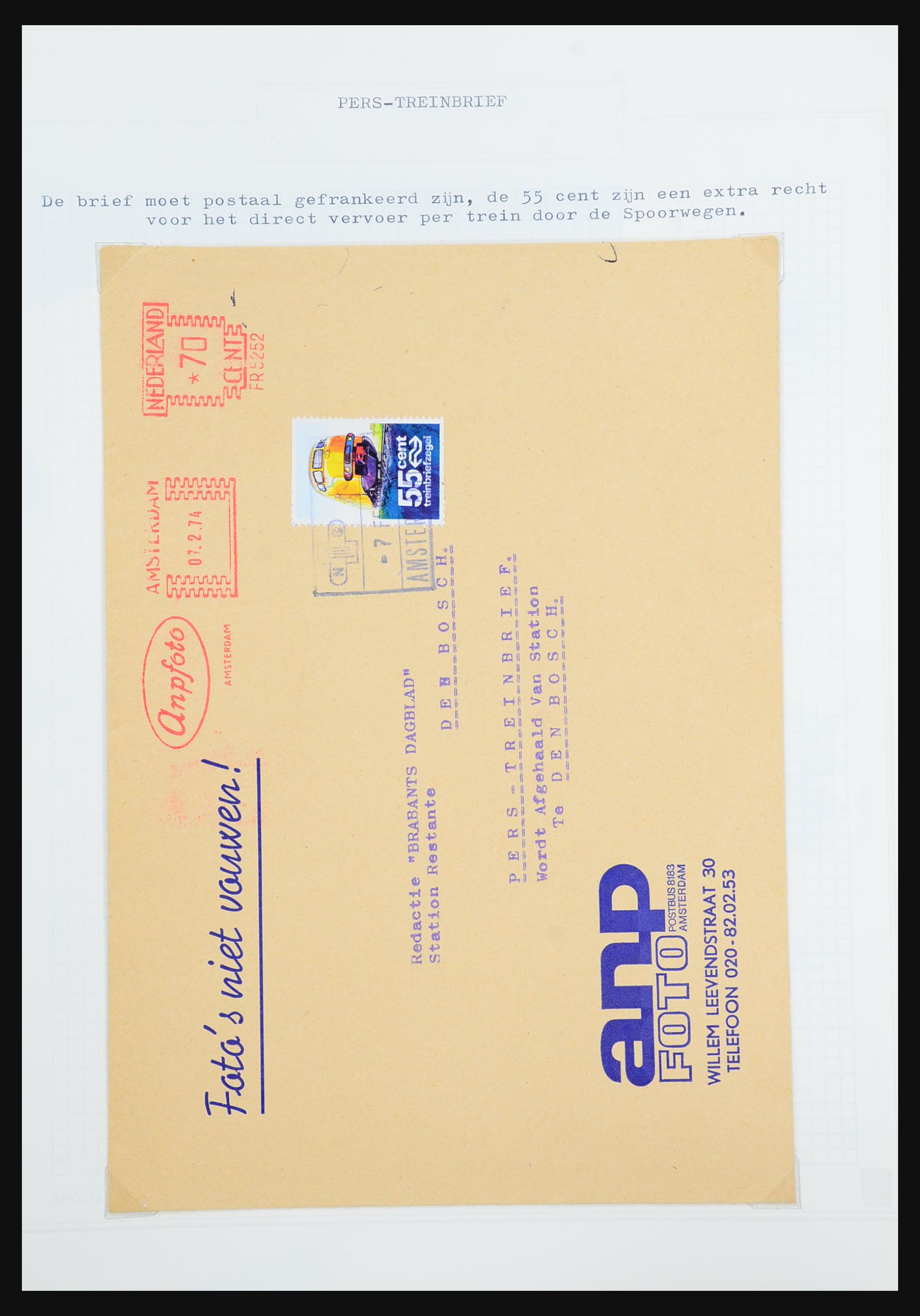 31528 115 - 31528 Nederland brieven 1853-1953.