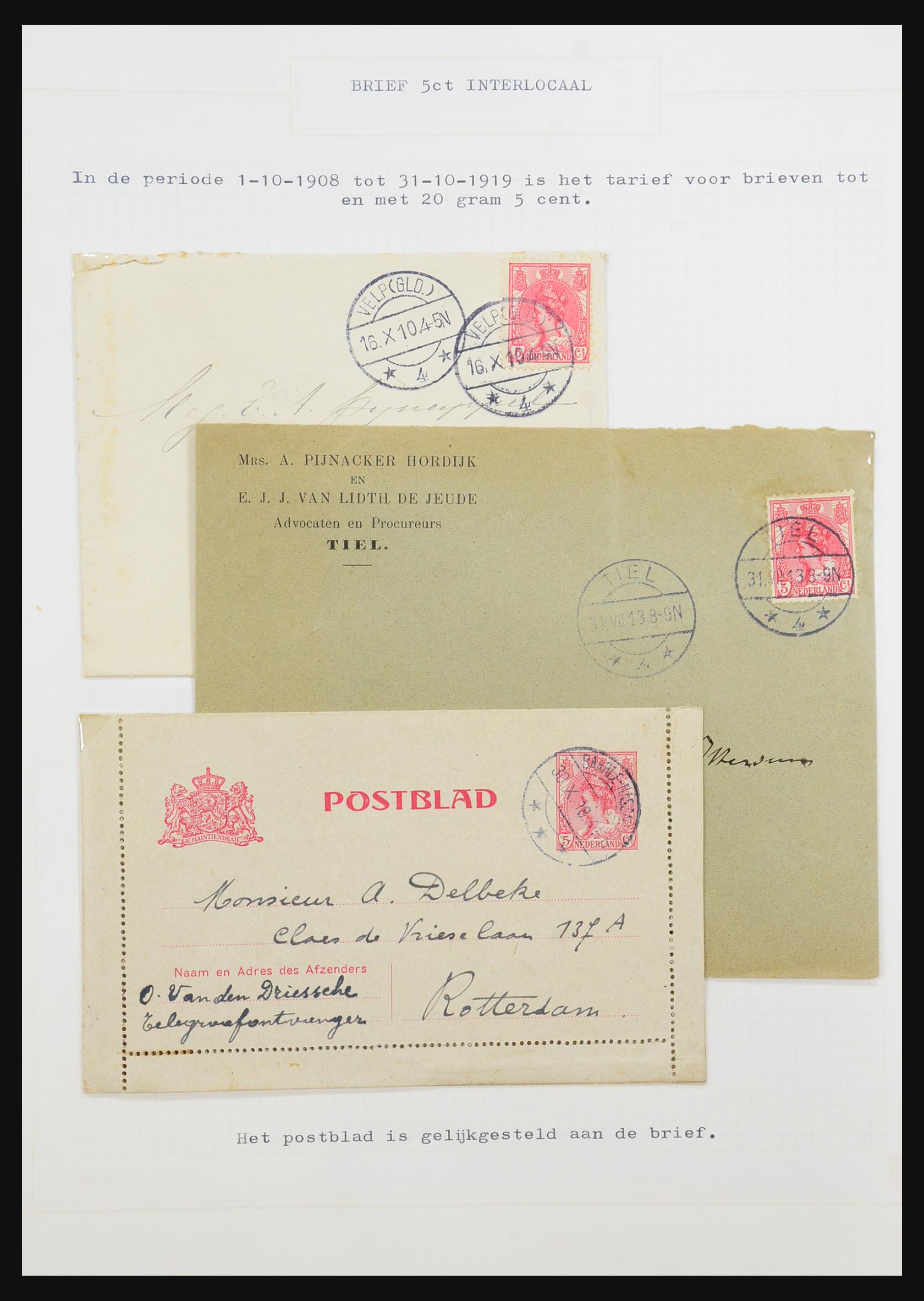 31528 121 - 31528 Netherlands covers 1853-1953.