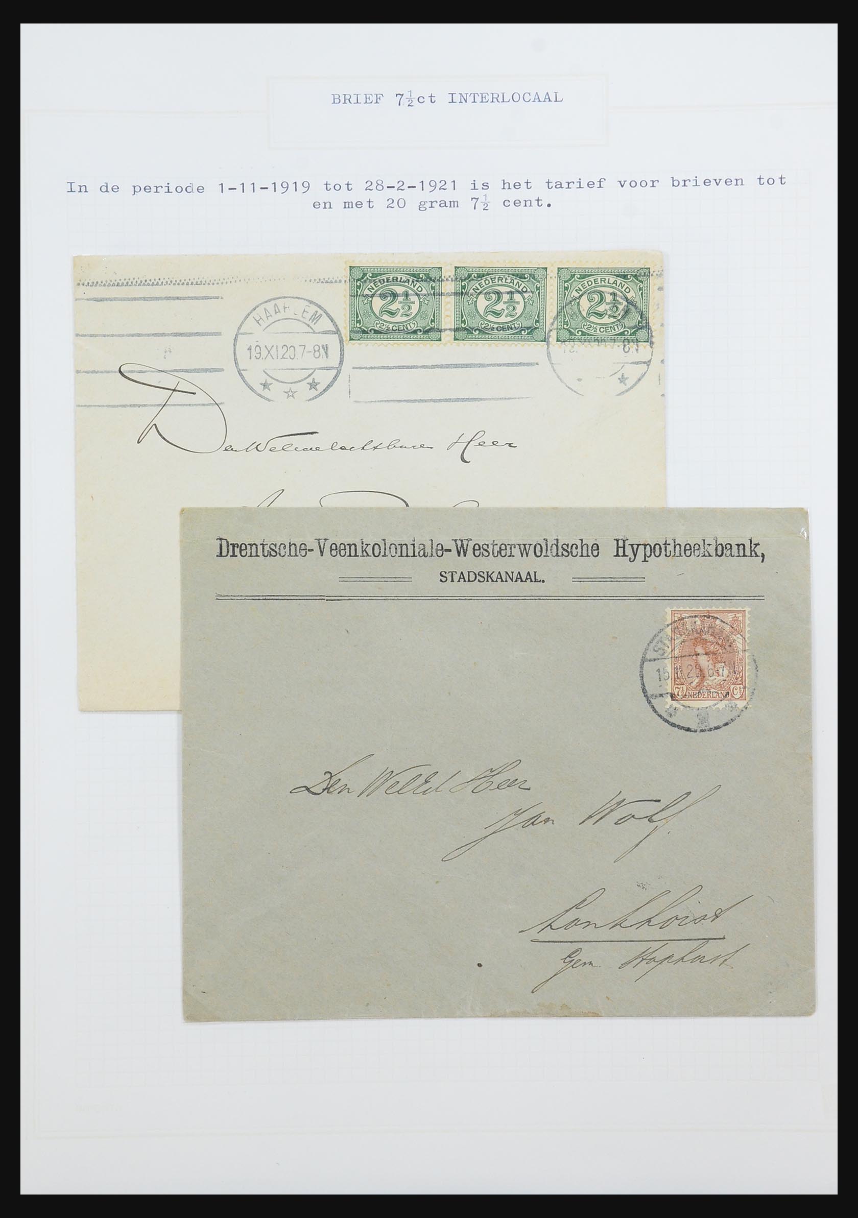 31528 131 - 31528 Netherlands covers 1853-1953.