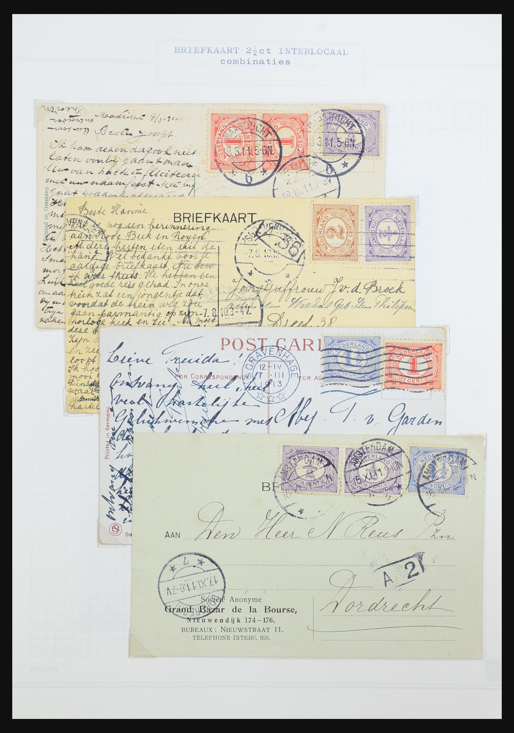 31528 135 - 31528 Netherlands covers 1853-1953.