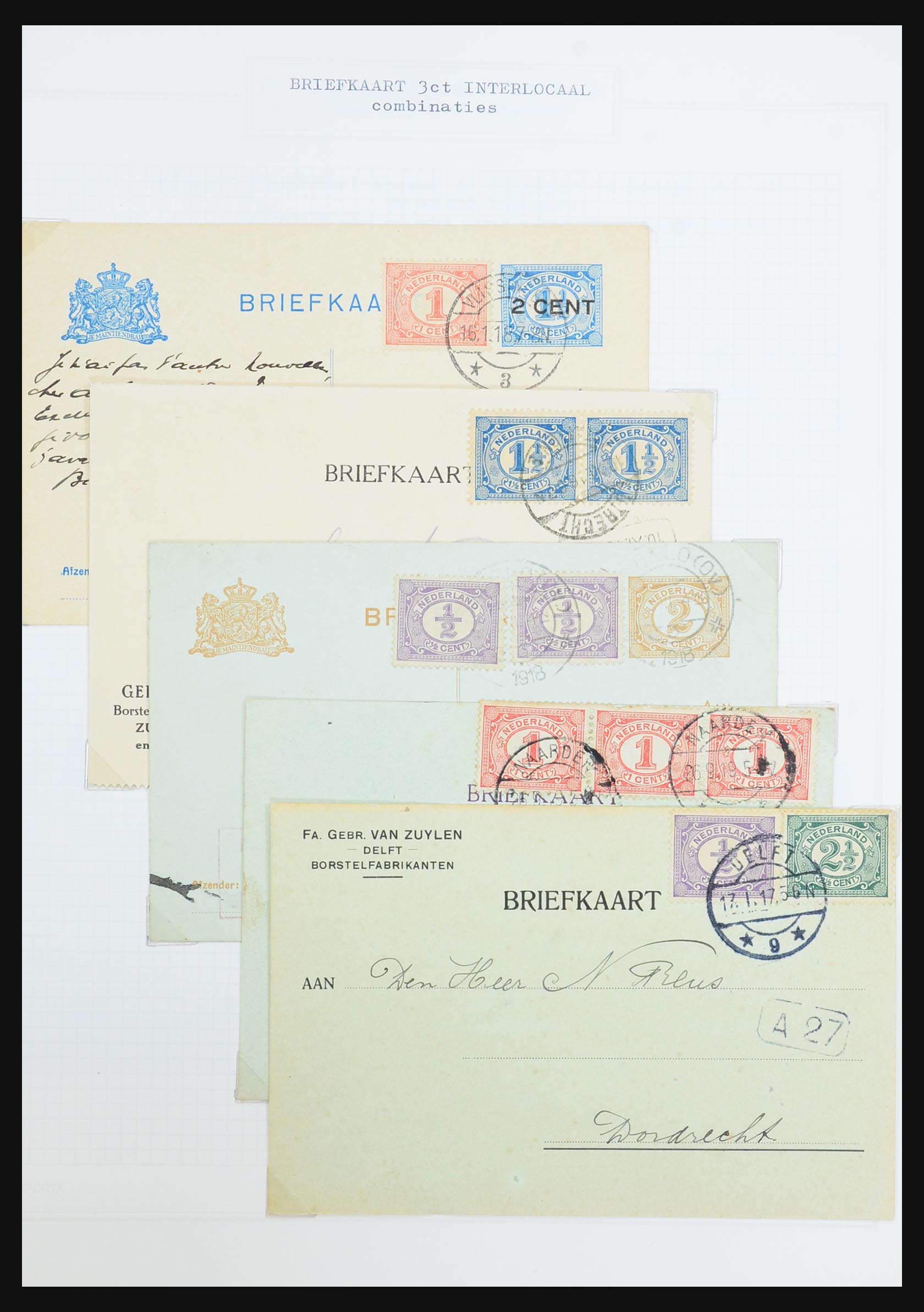 31528 138 - 31528 Netherlands covers 1853-1953.