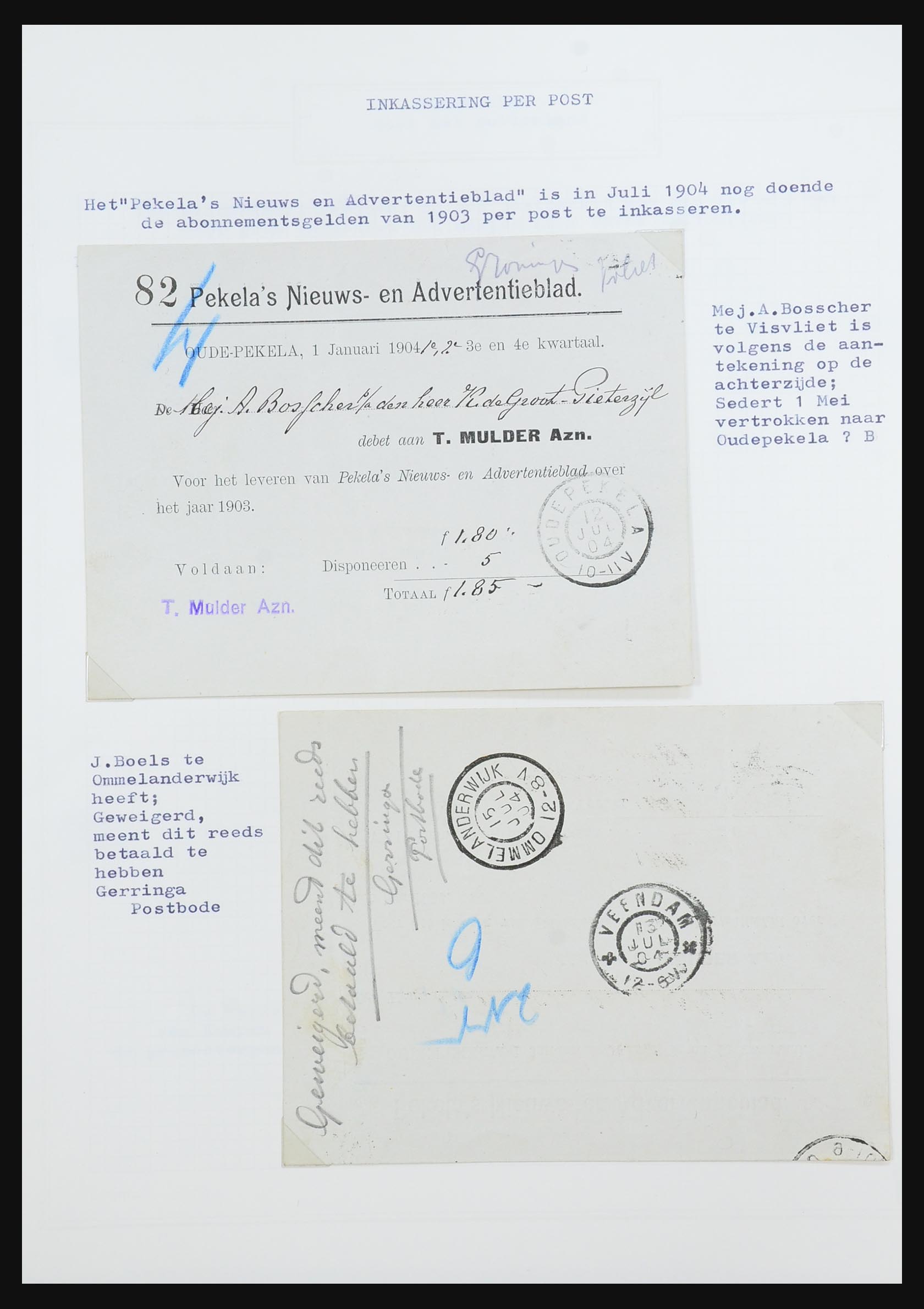 31528 169 - 31528 Netherlands covers 1853-1953.