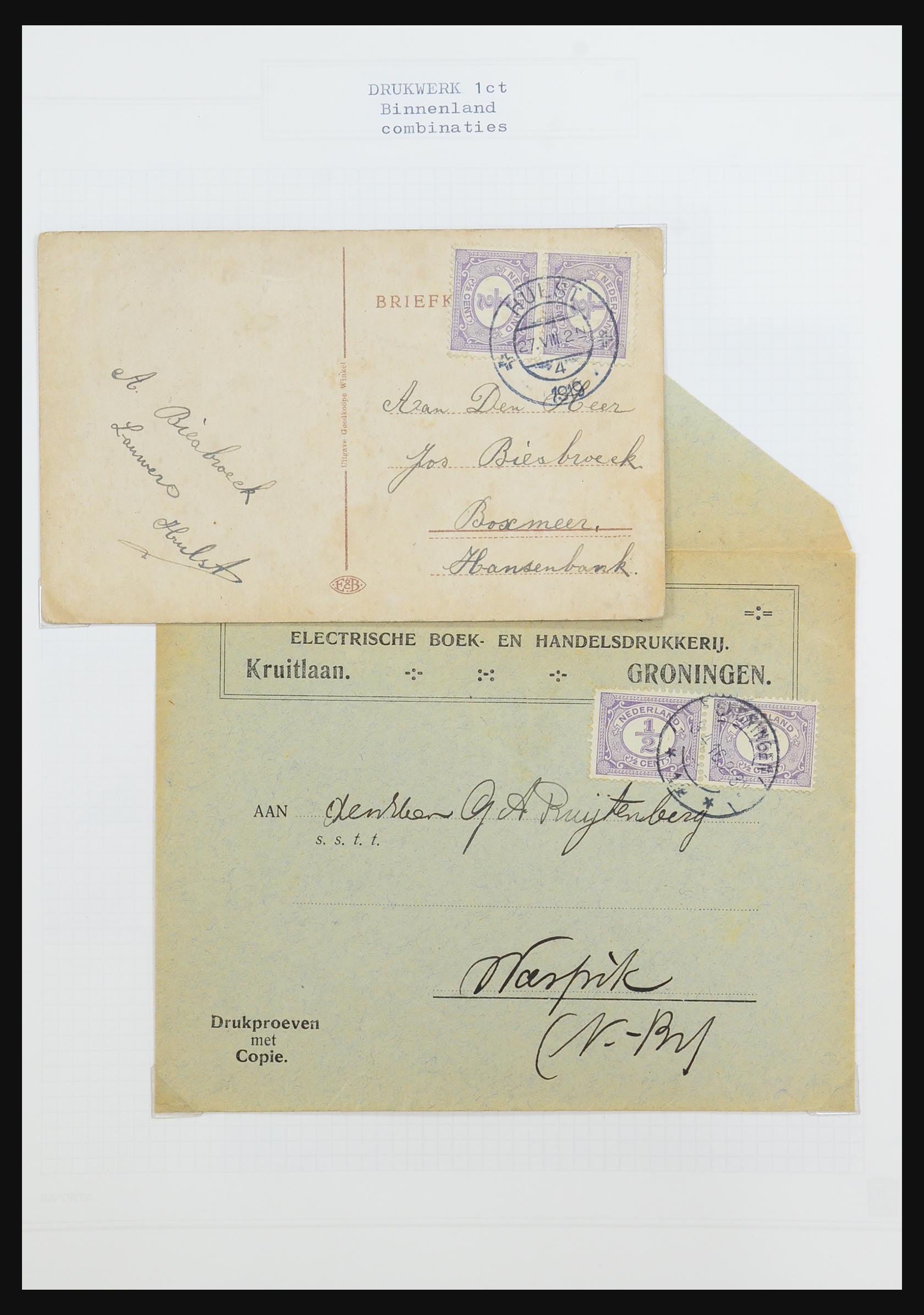 31528 174 - 31528 Netherlands covers 1853-1953.