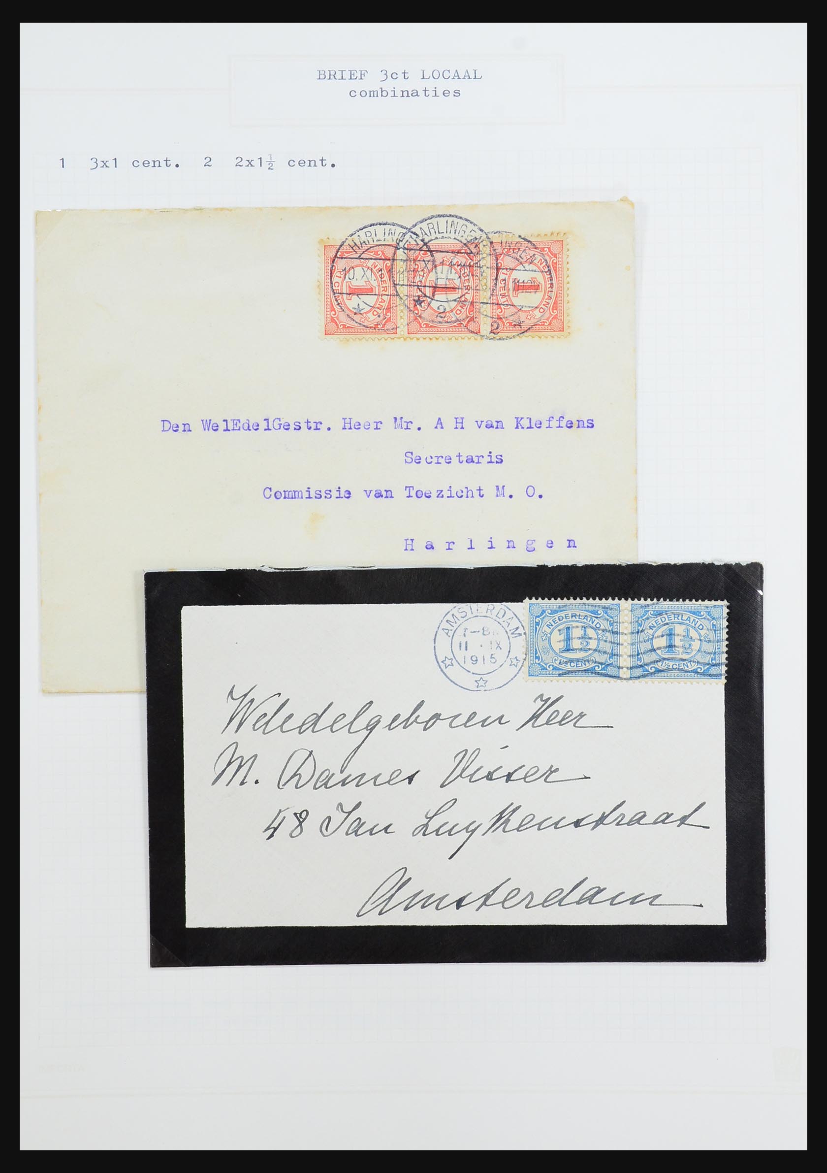31528 181 - 31528 Netherlands covers 1853-1953.