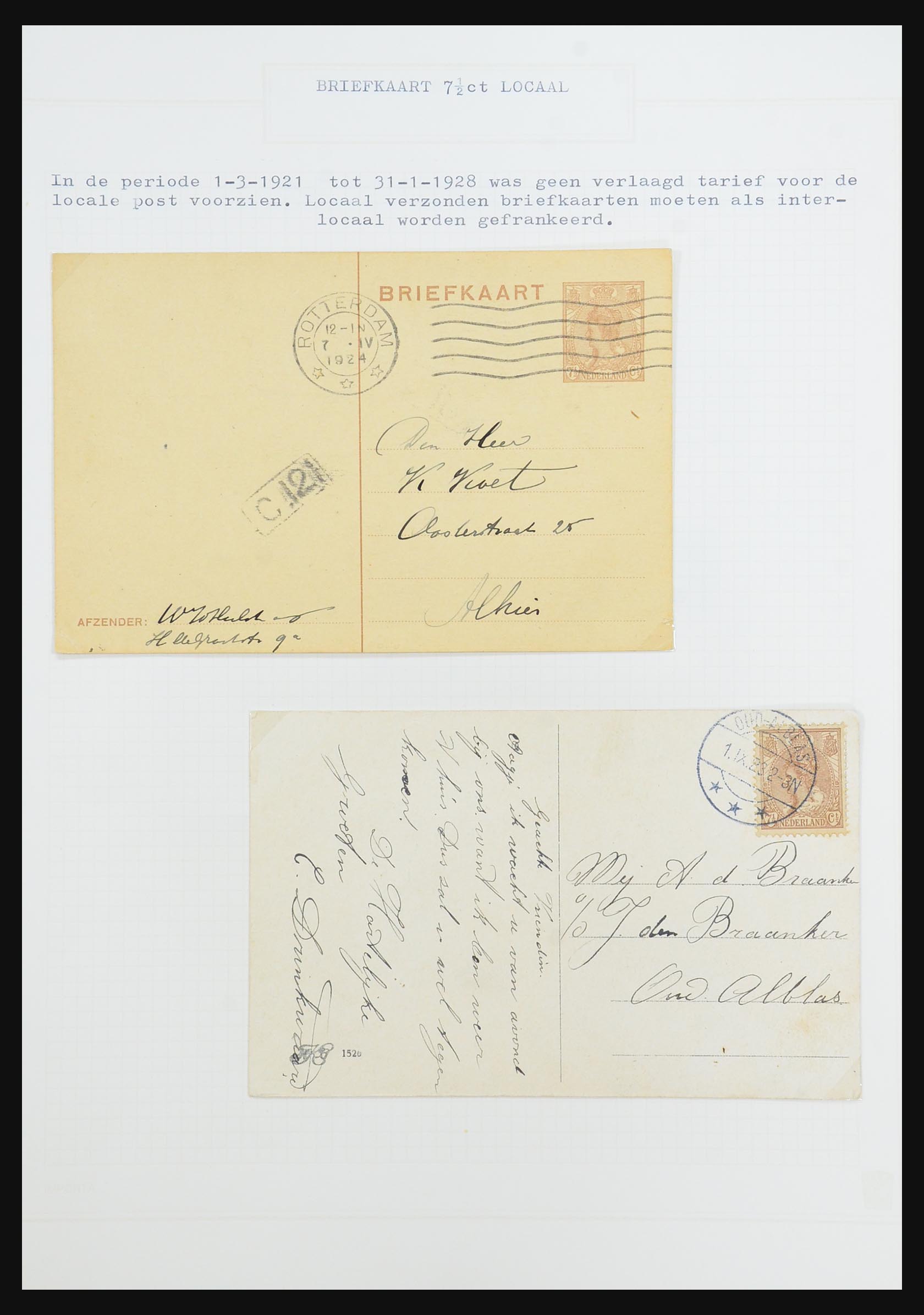 31528 190 - 31528 Netherlands covers 1853-1953.