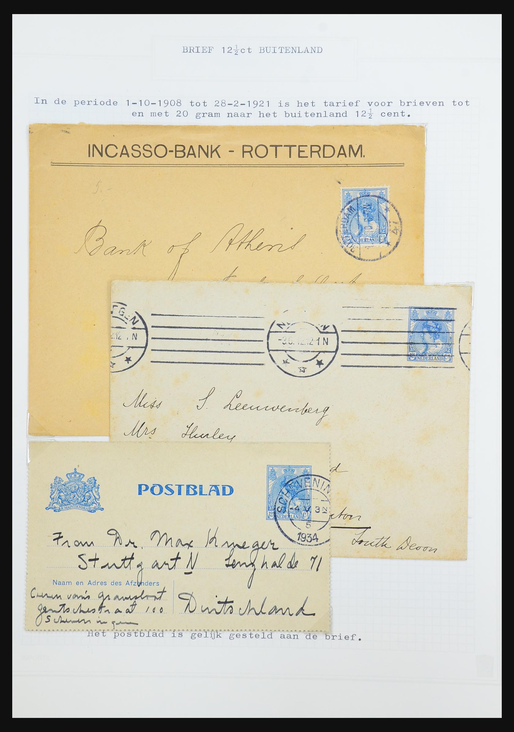 31528 193 - 31528 Netherlands covers 1853-1953.
