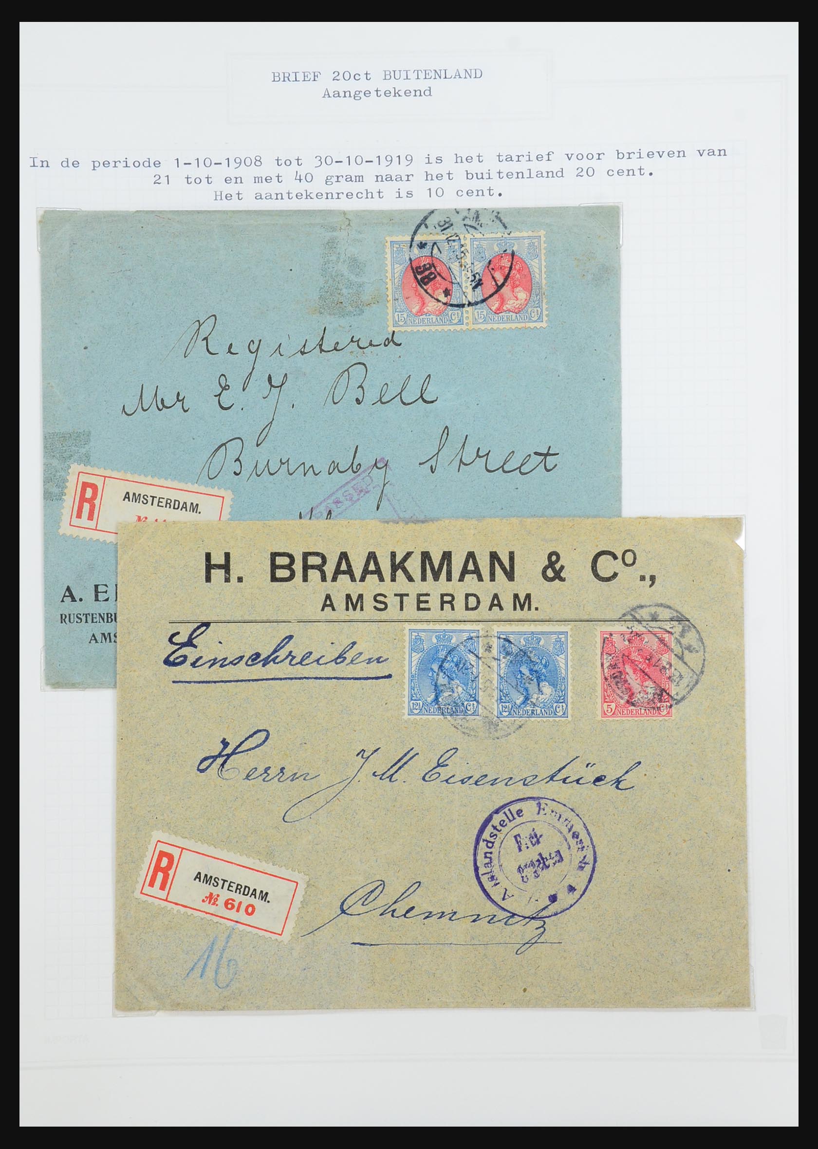 31528 199 - 31528 Netherlands covers 1853-1953.