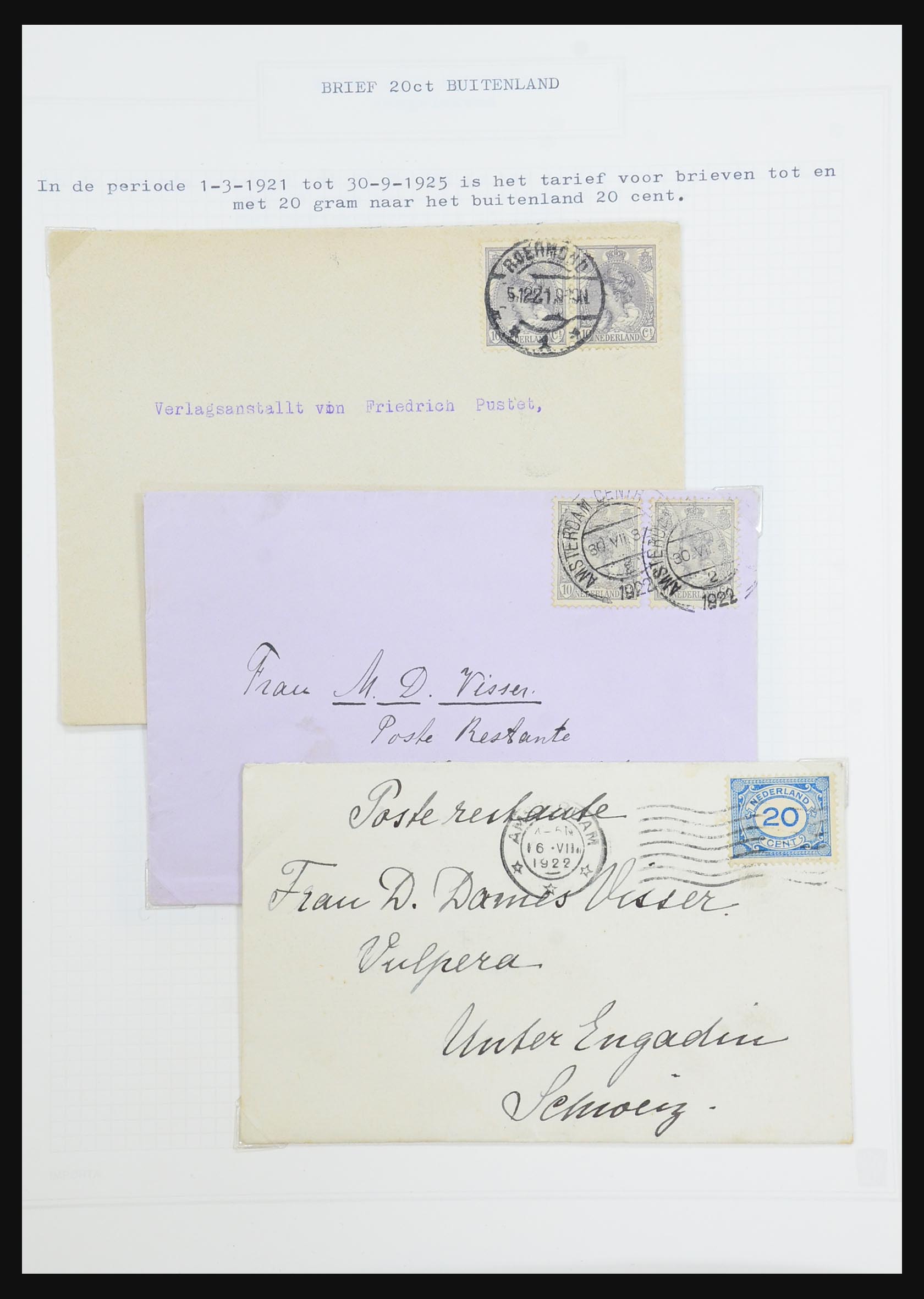 31528 200 - 31528 Netherlands covers 1853-1953.