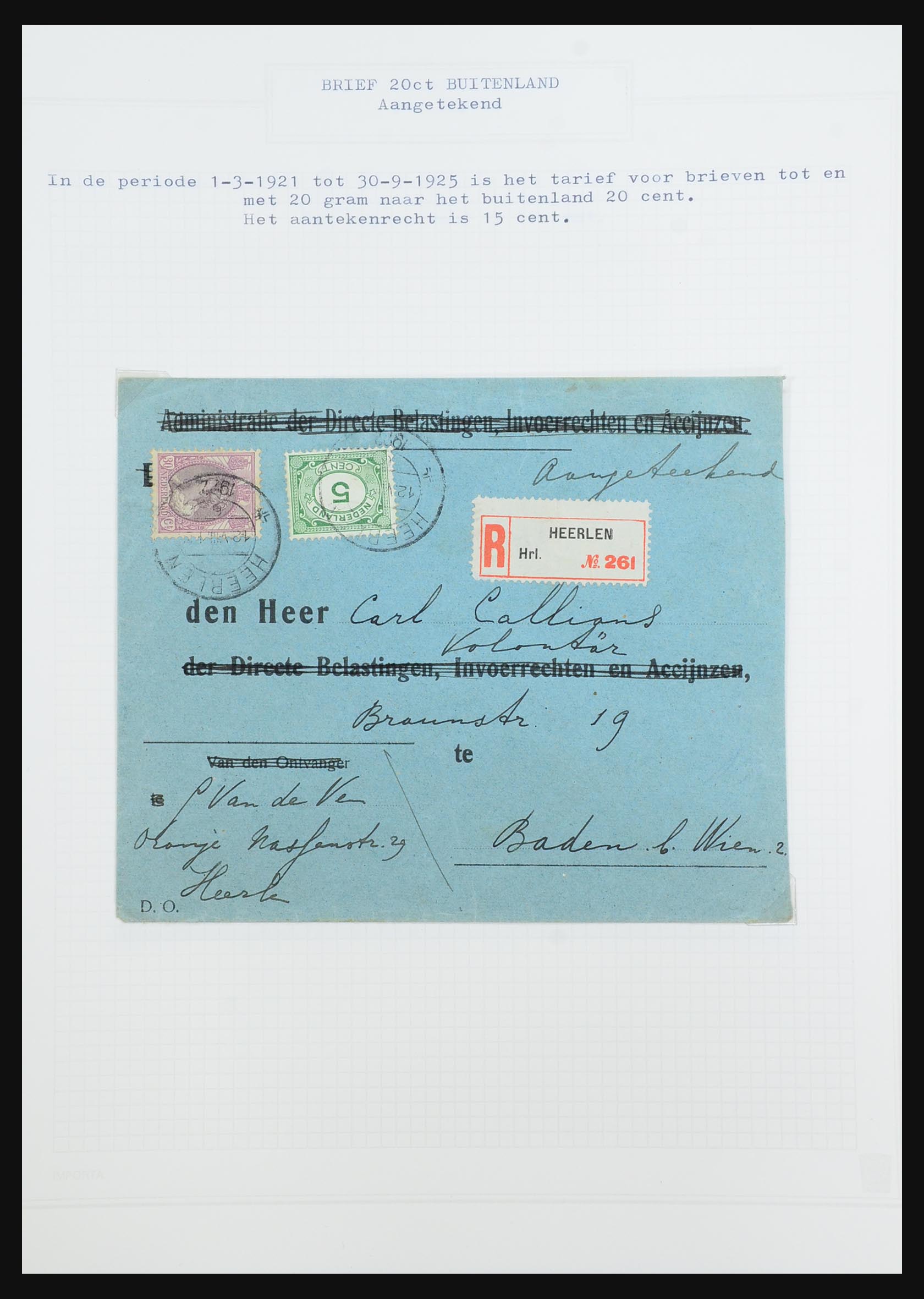 31528 201 - 31528 Nederland brieven 1853-1953.