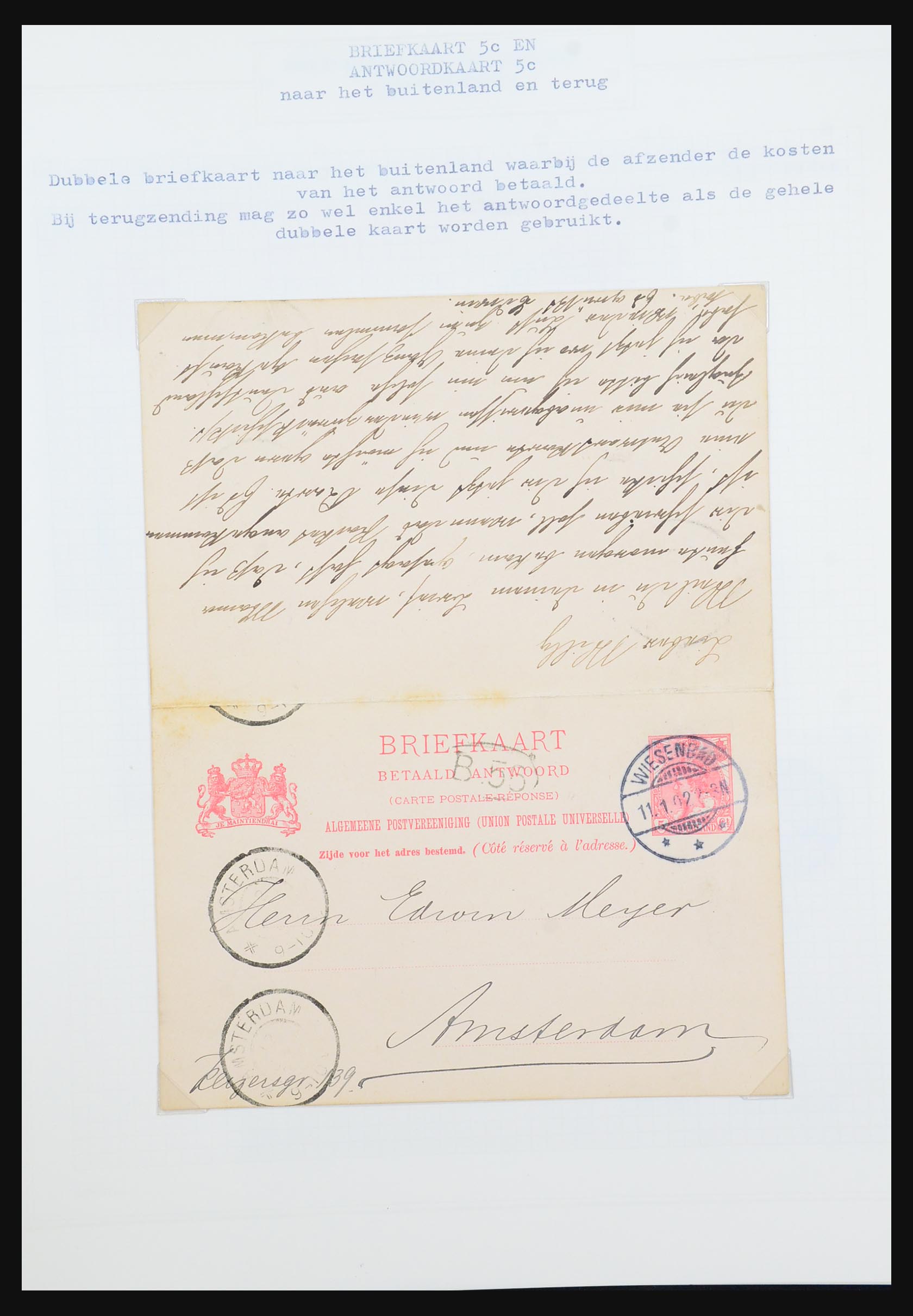 31528 204 - 31528 Netherlands covers 1853-1953.
