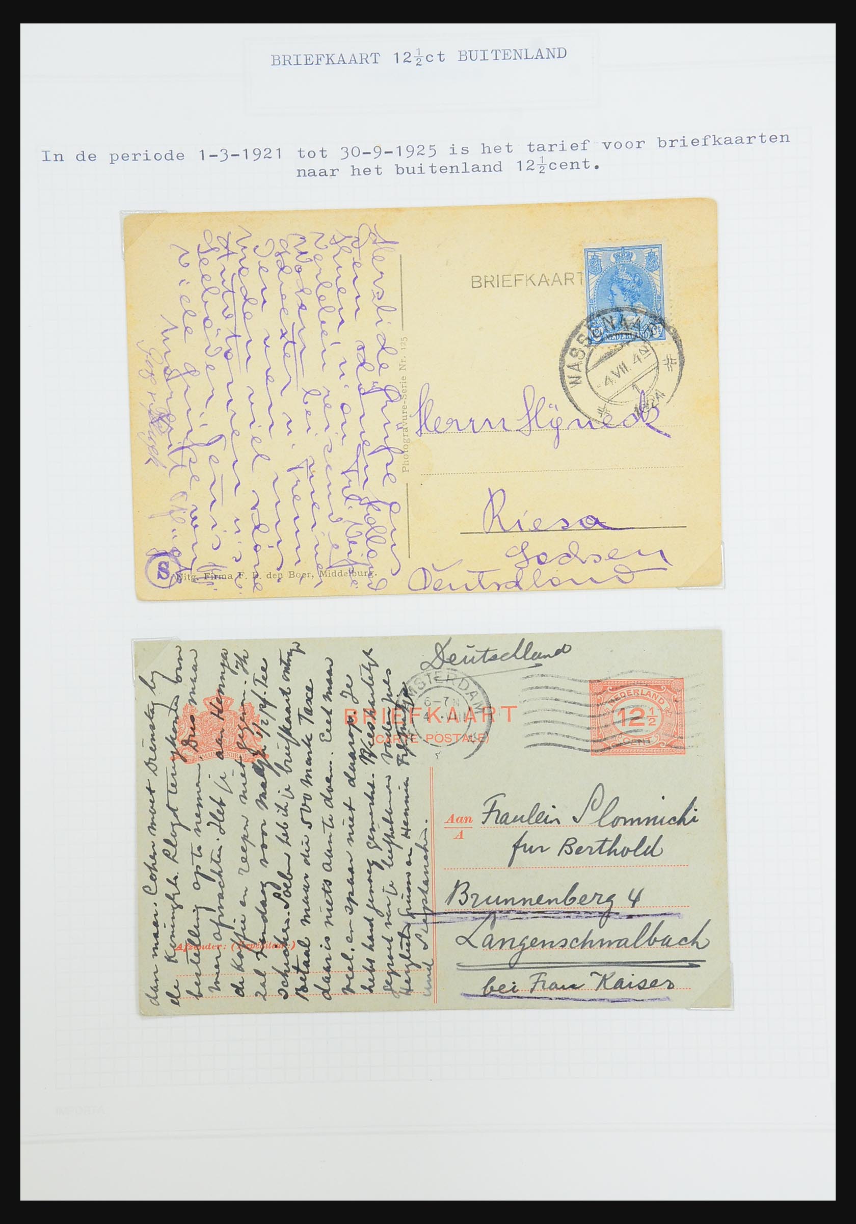 31528 207 - 31528 Netherlands covers 1853-1953.