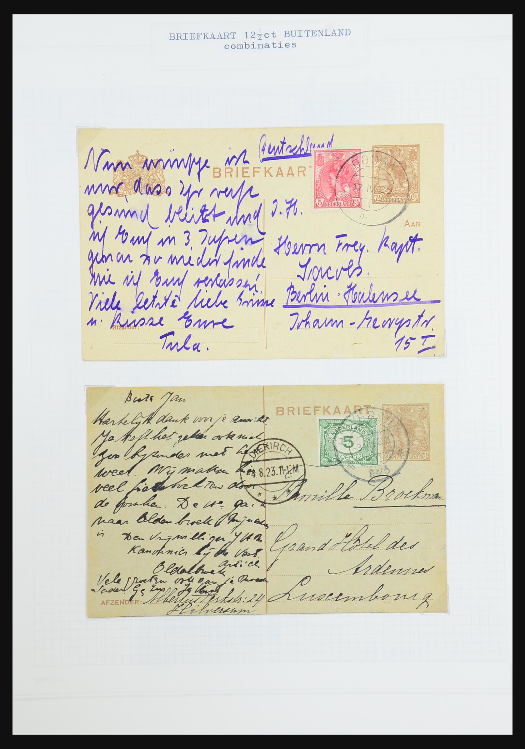 31528 208 - 31528 Nederland brieven 1853-1953.