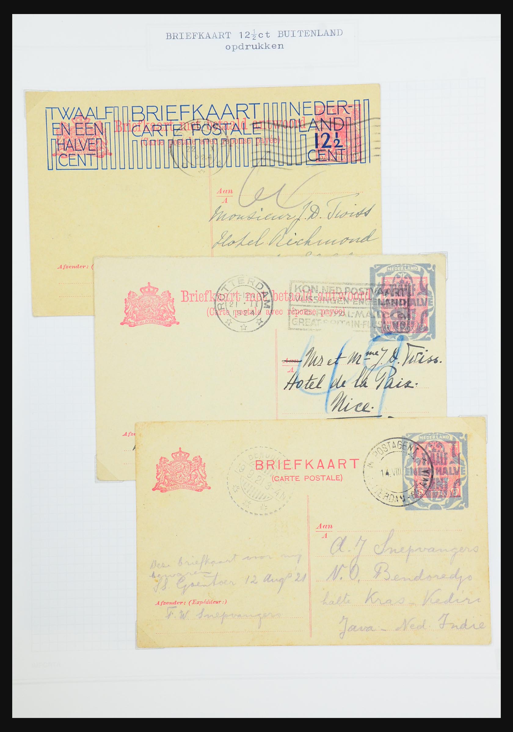 31528 210 - 31528 Netherlands covers 1853-1953.