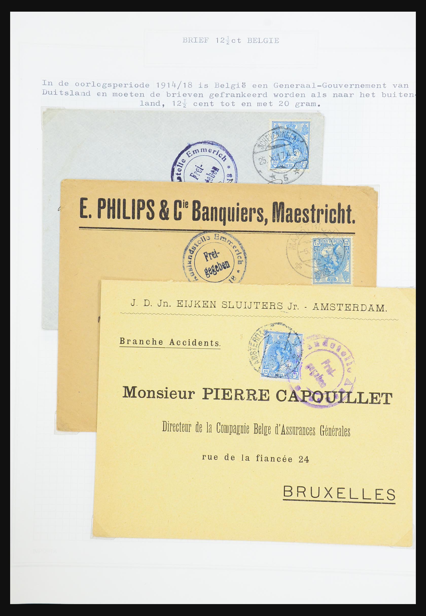 31528 232 - 31528 Netherlands covers 1853-1953.