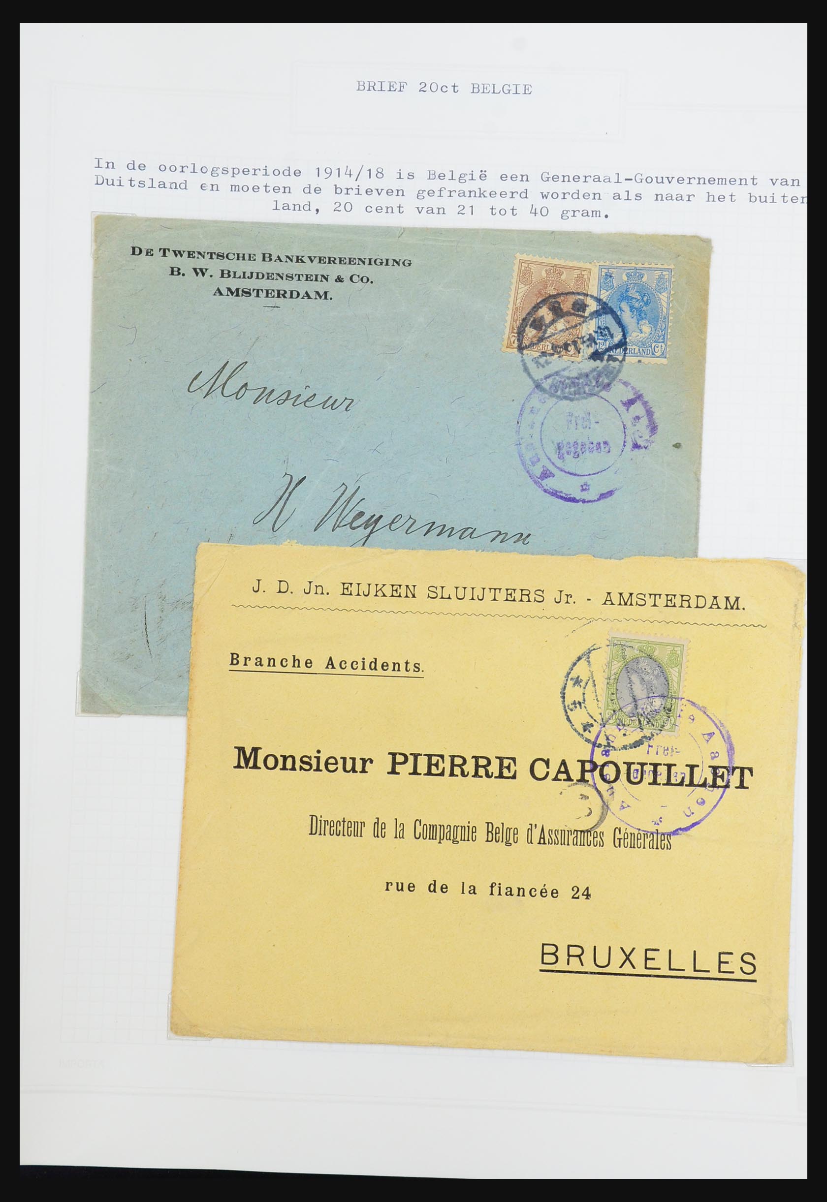 31528 238 - 31528 Netherlands covers 1853-1953.