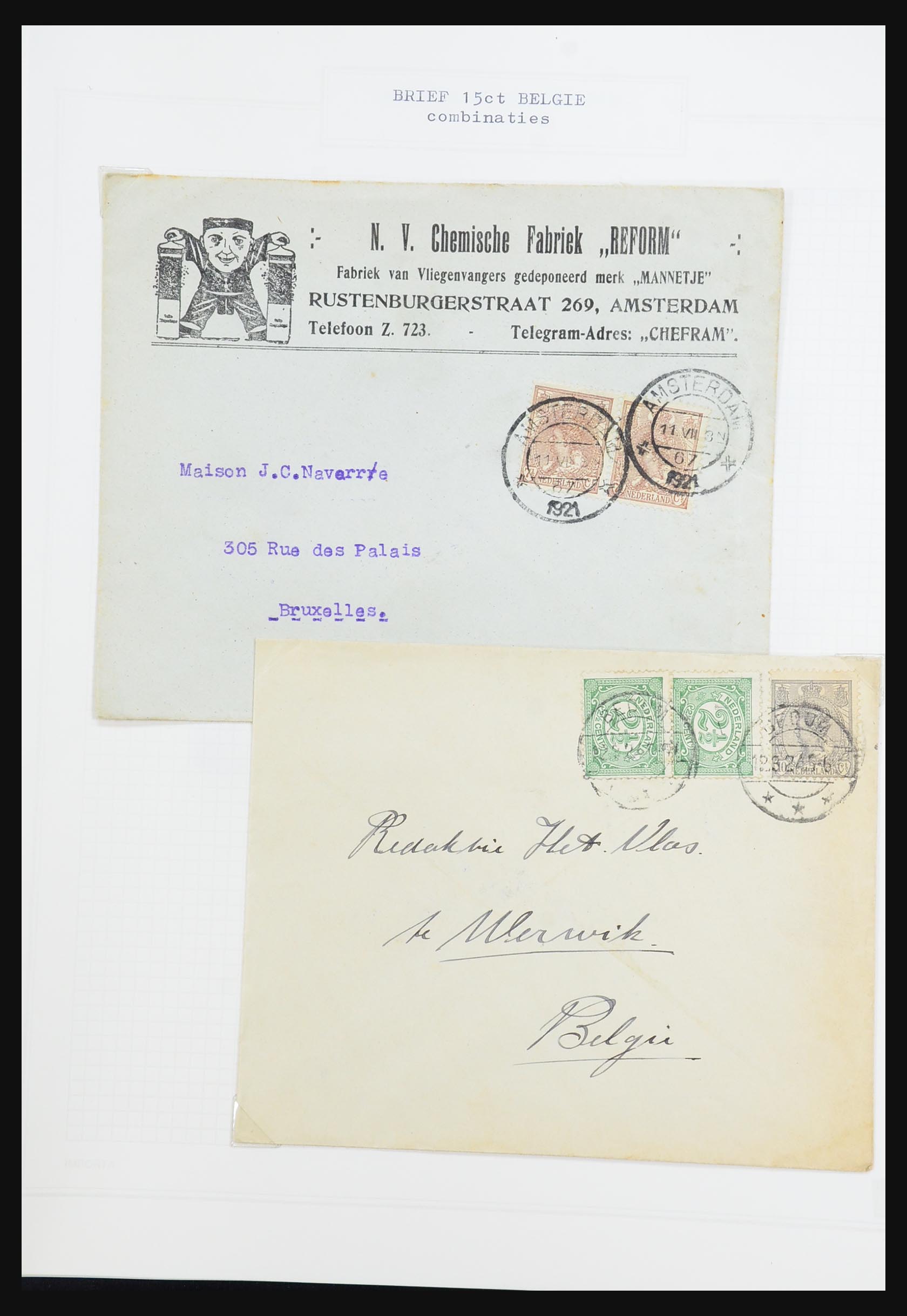 31528 240 - 31528 Nederland brieven 1853-1953.