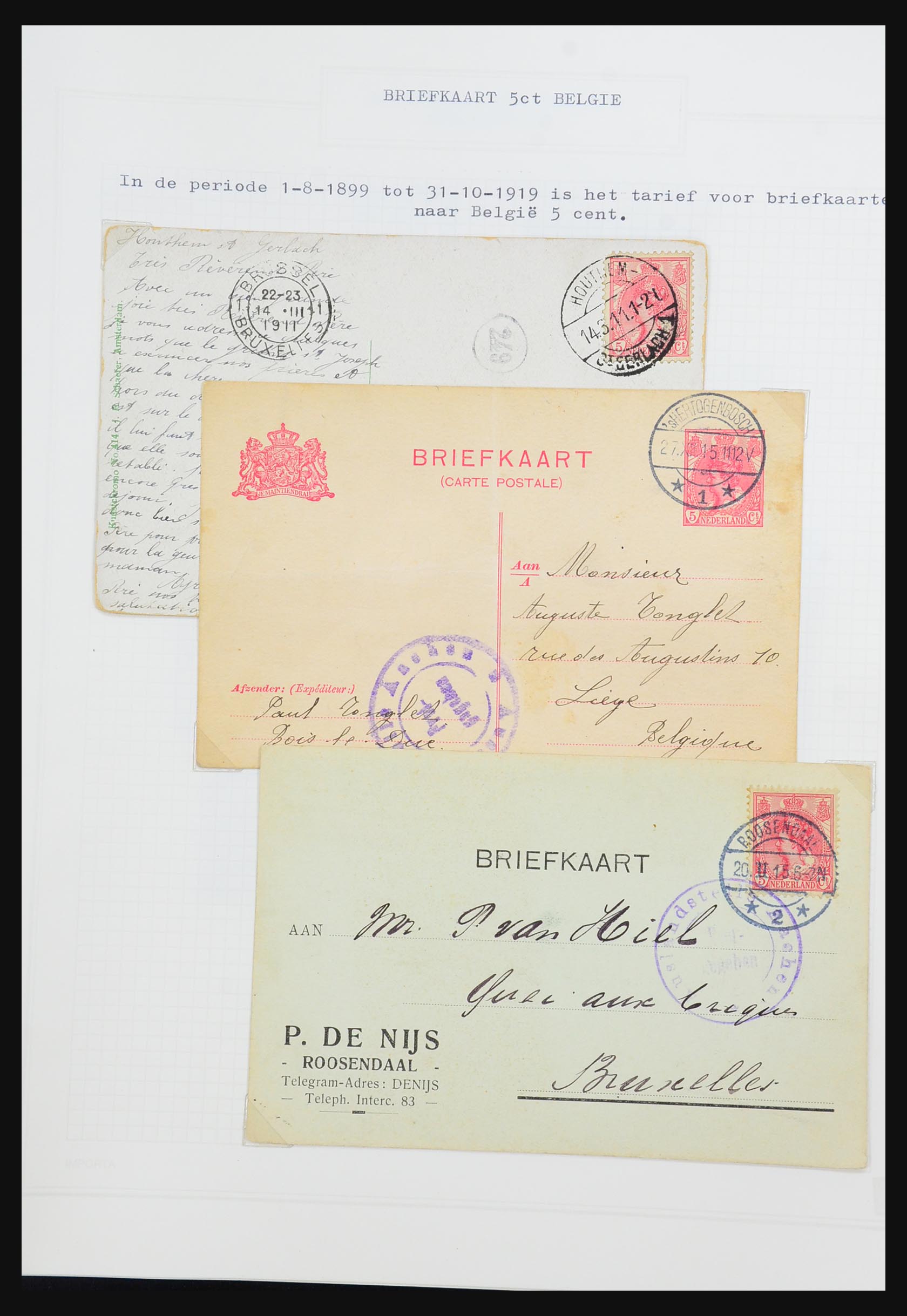 31528 241 - 31528 Nederland brieven 1853-1953.