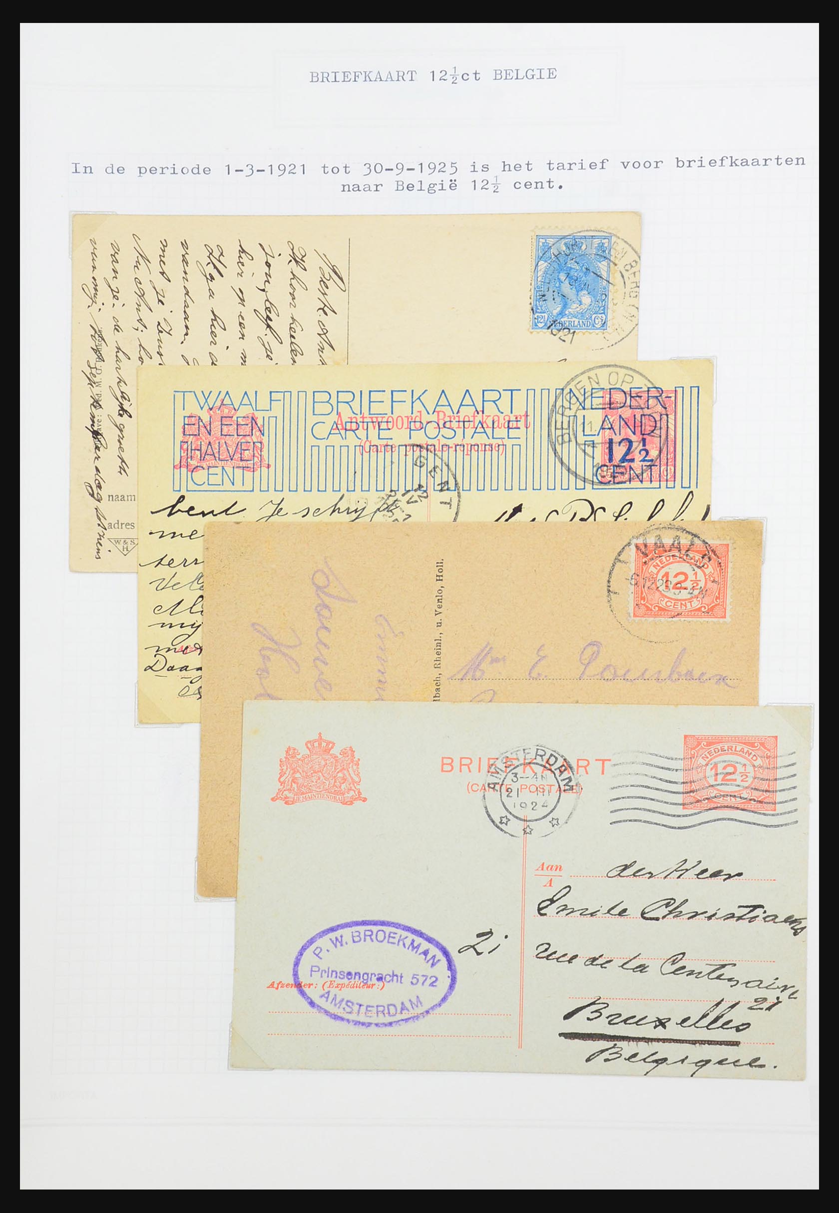 31528 244 - 31528 Netherlands covers 1853-1953.