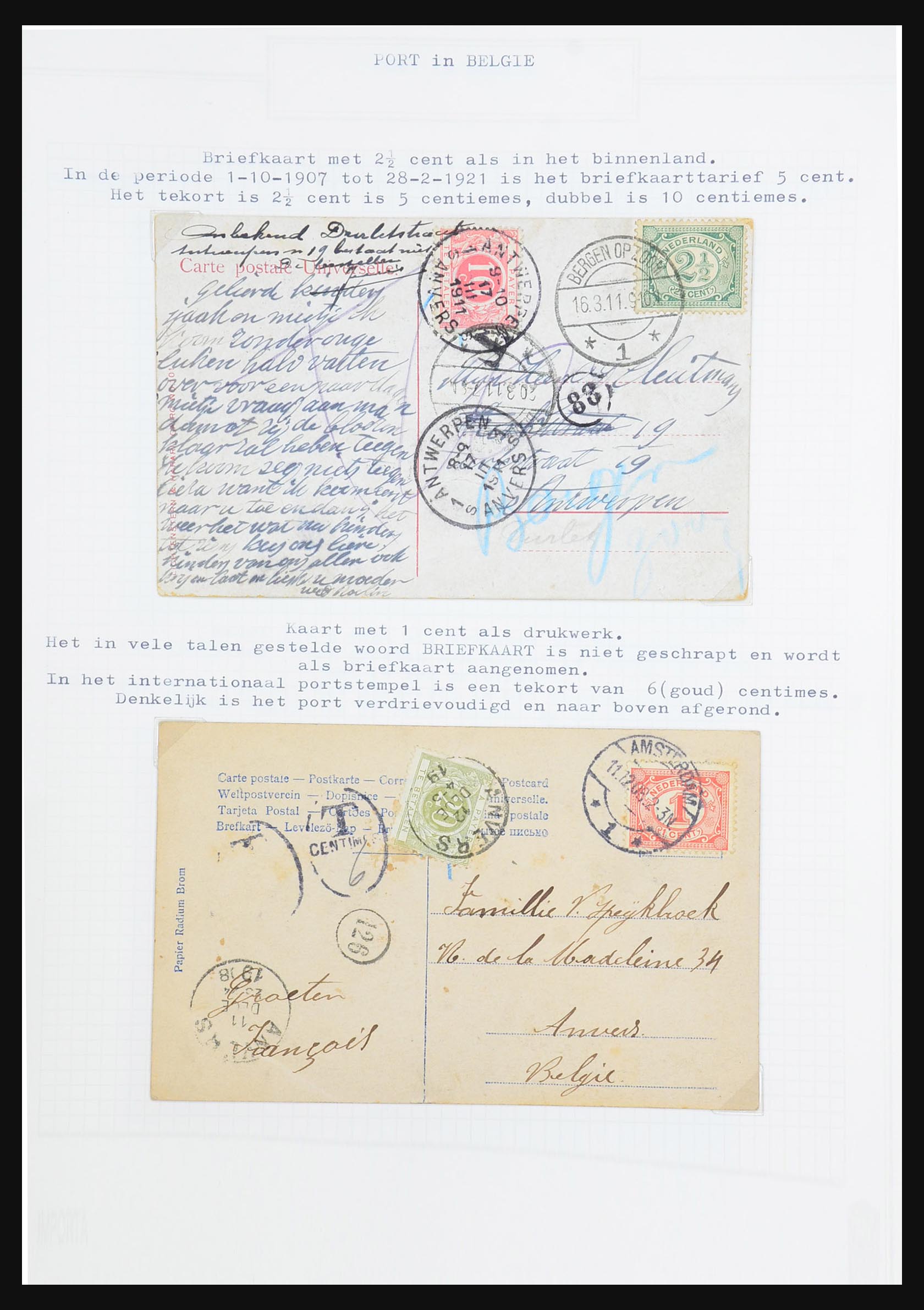 31528 251 - 31528 Nederland brieven 1853-1953.