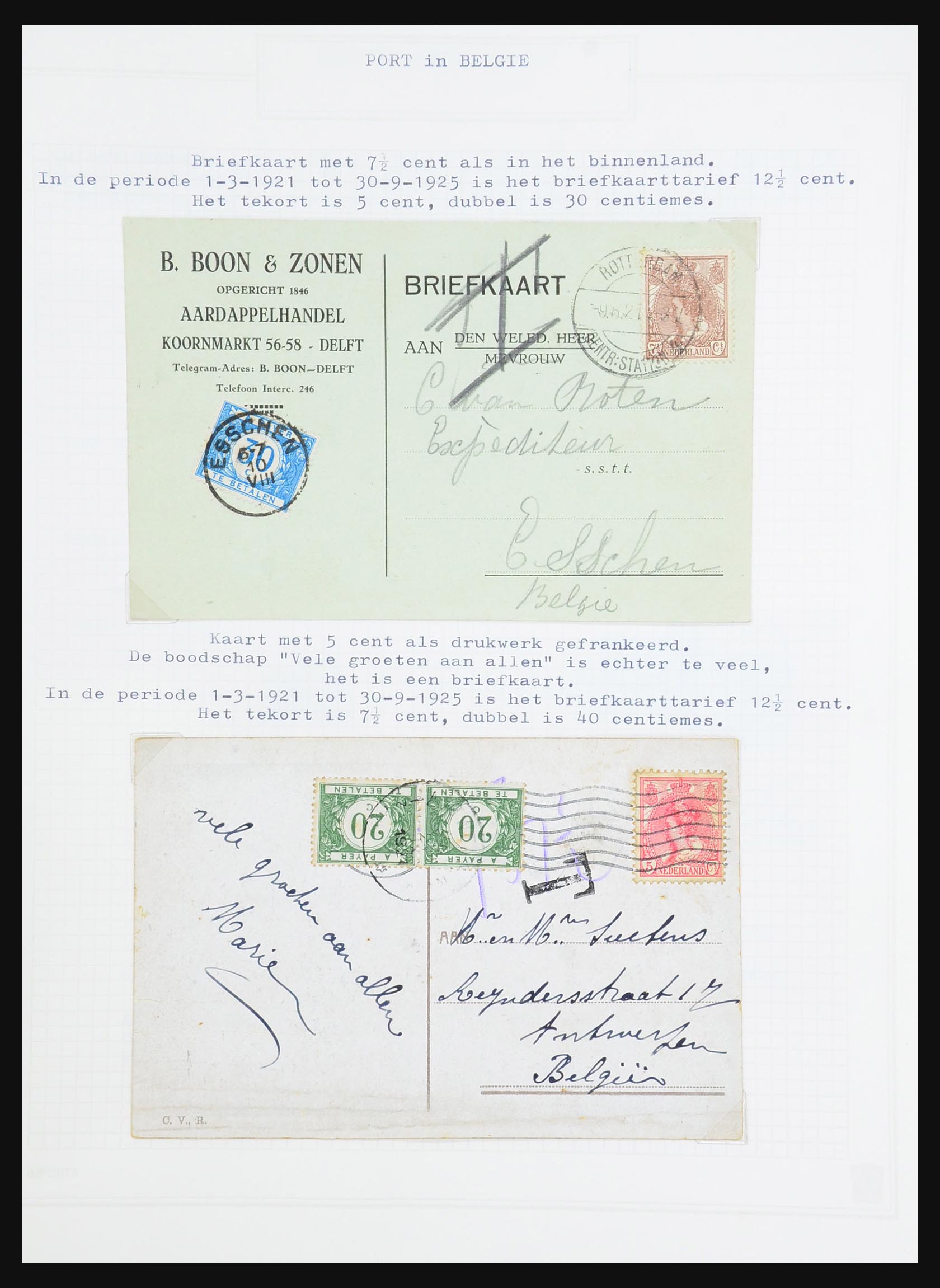 31528 252 - 31528 Nederland brieven 1853-1953.