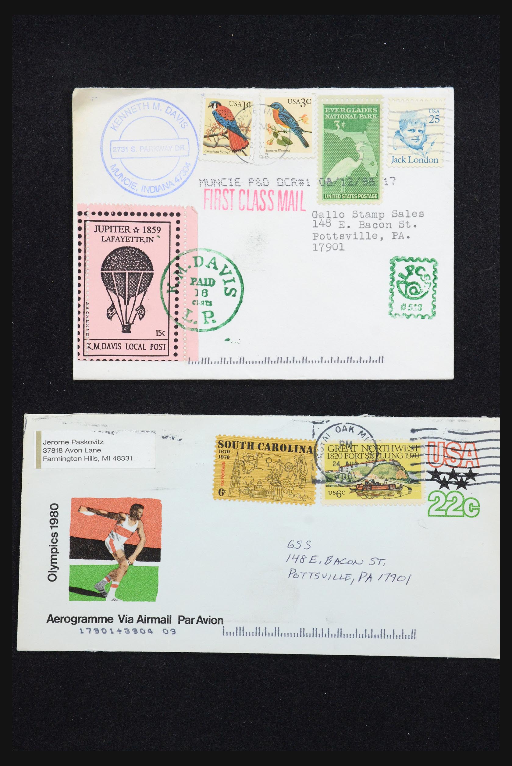 31530 001 - 31530 USA special covers.