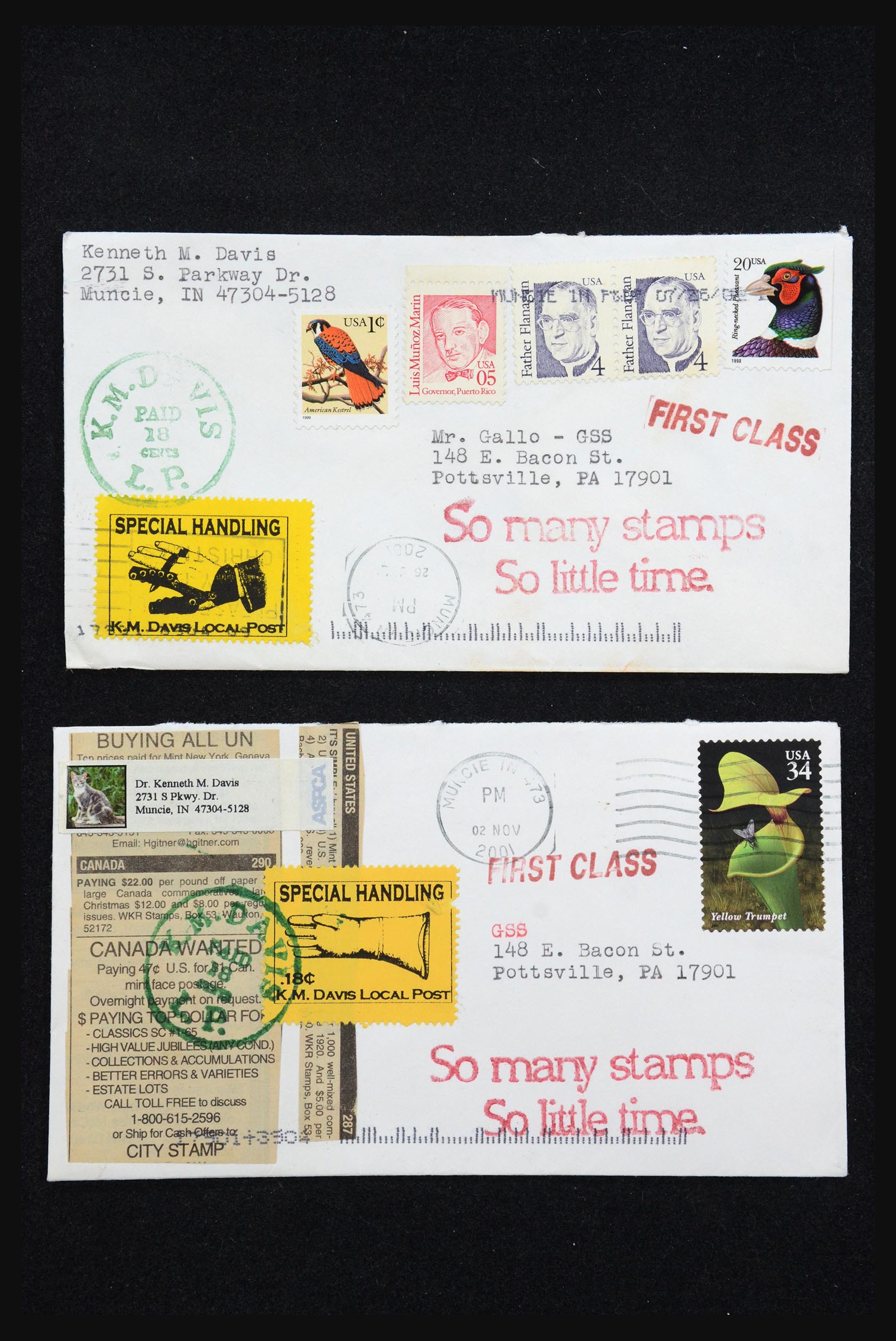 31530 002 - 31530 USA special covers.