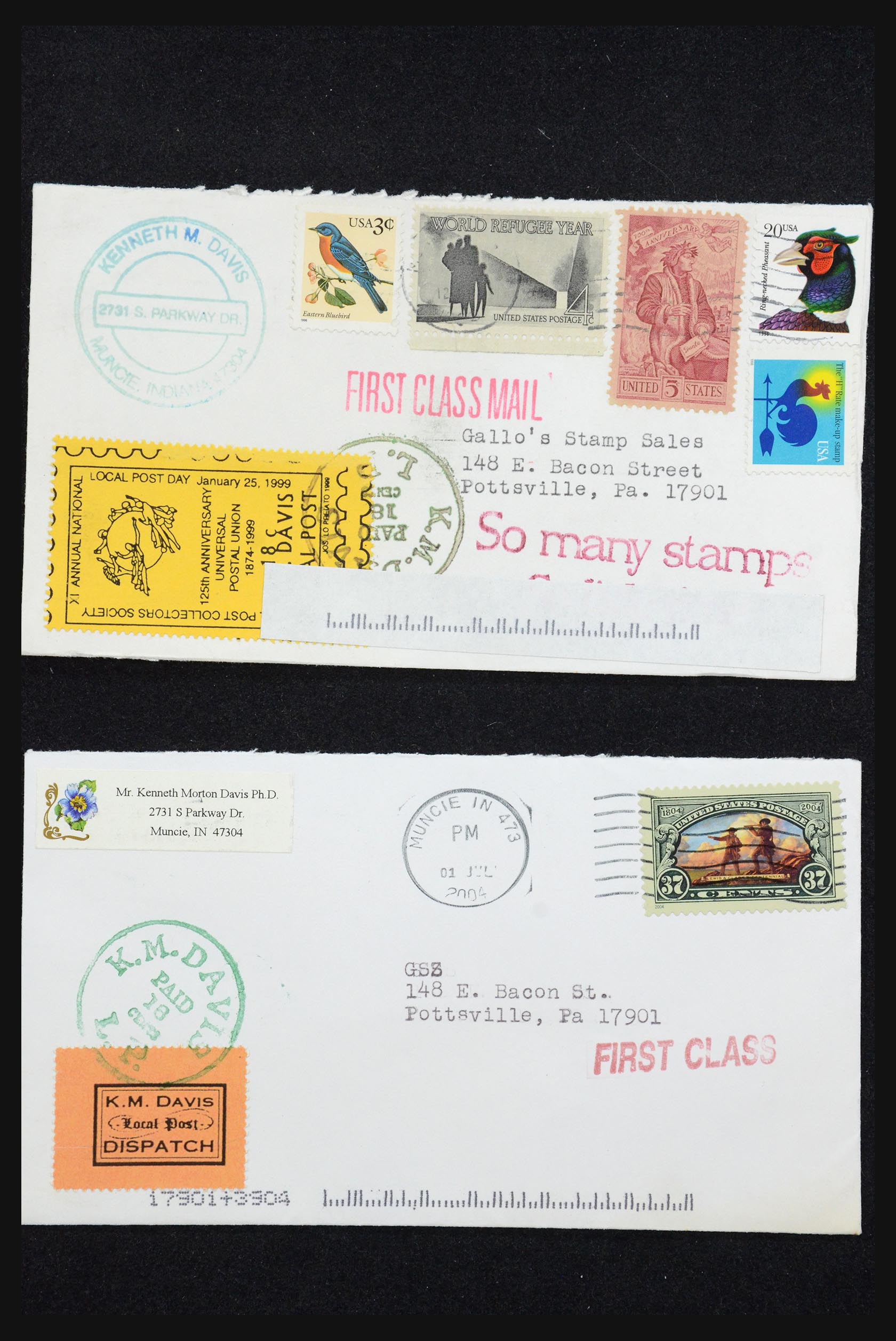 31530 011 - 31530 USA special covers.