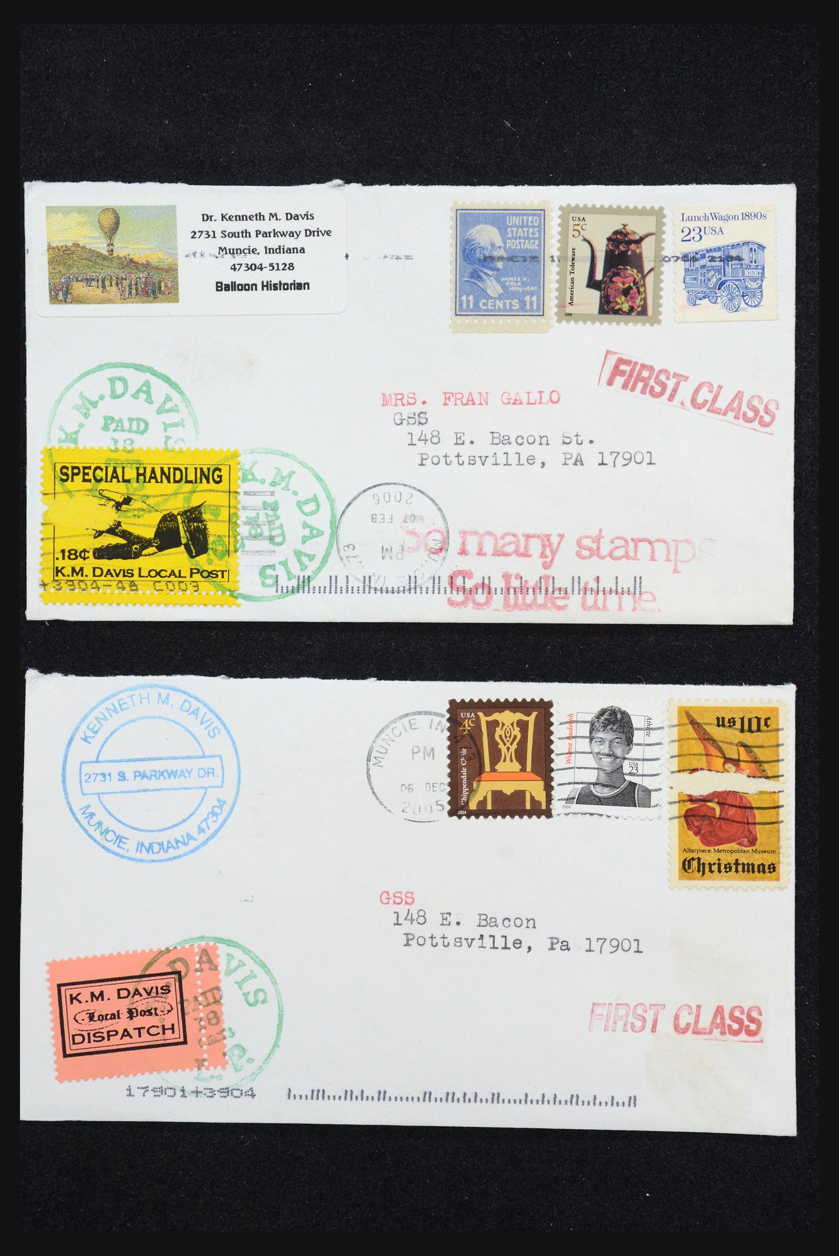 31530 022 - 31530 USA special covers.