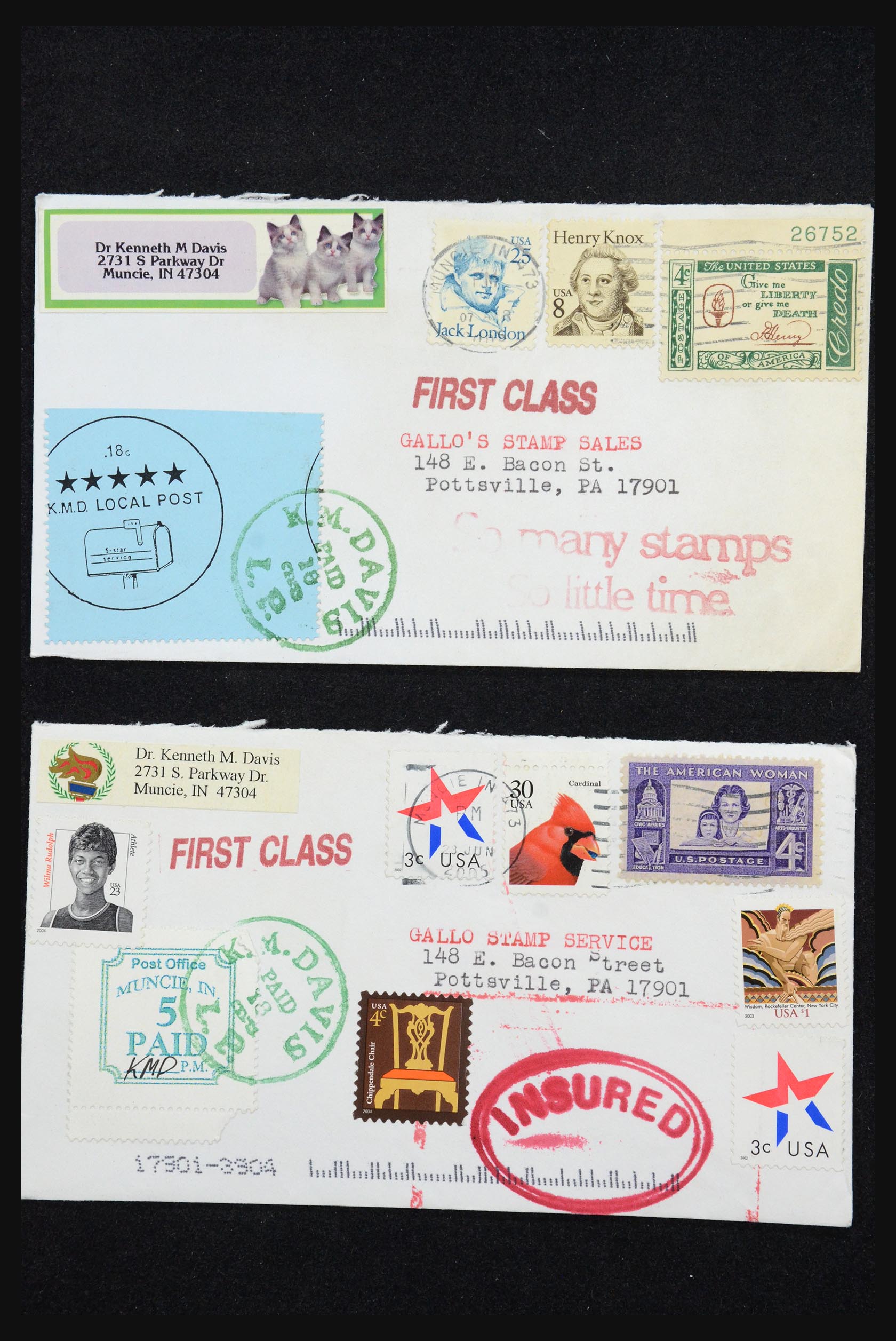 31530 025 - 31530 USA special covers.