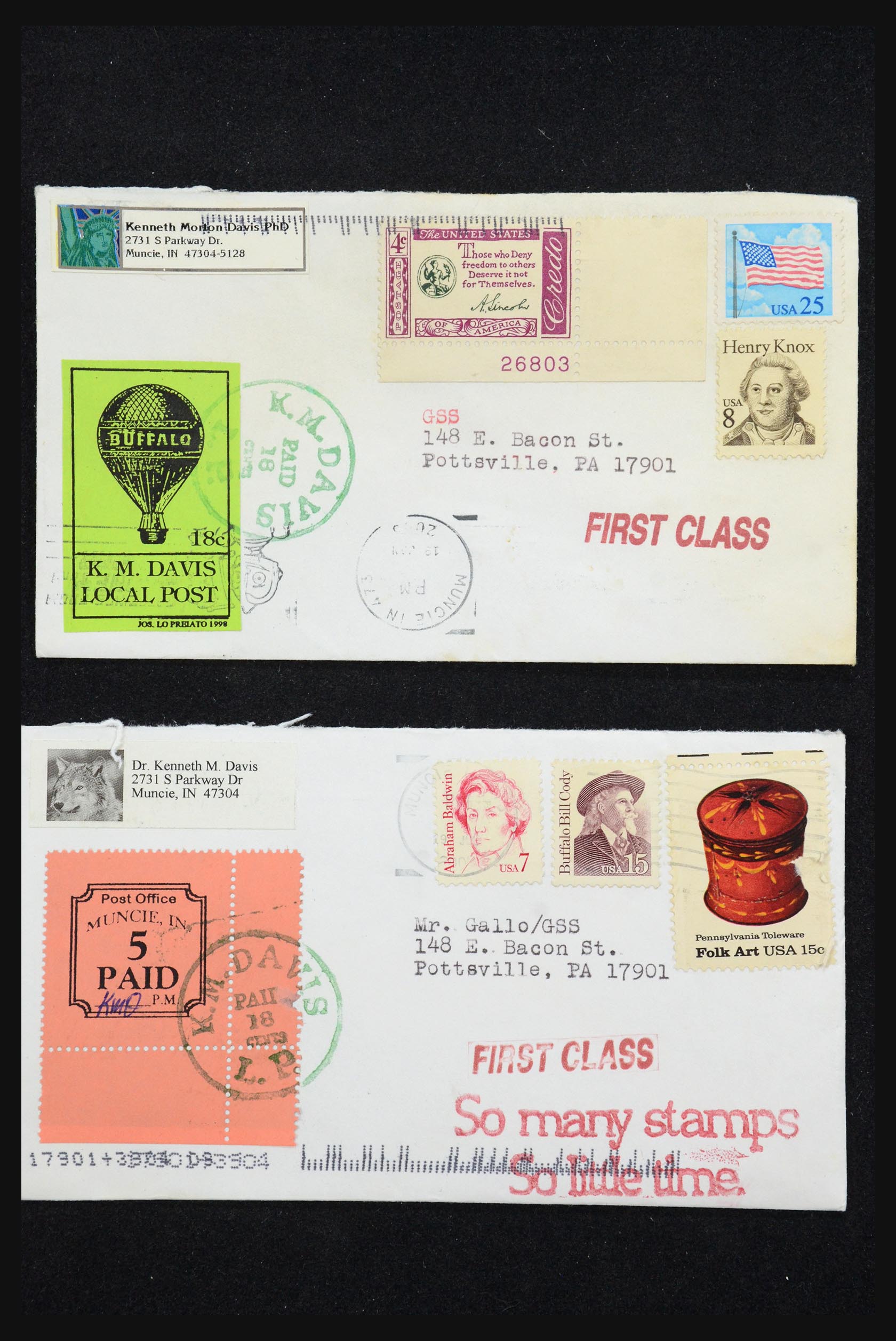 31530 054 - 31530 USA special covers.