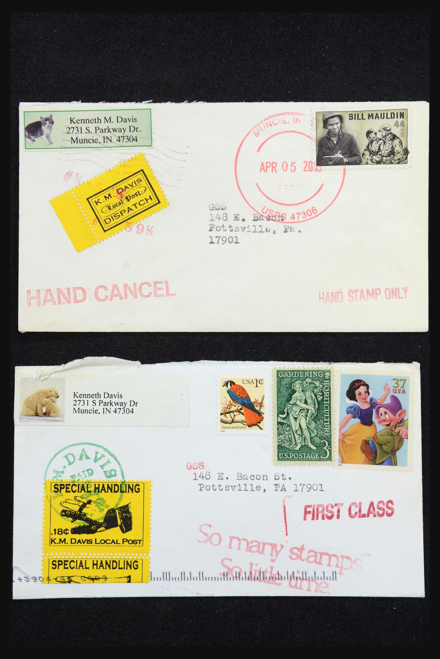 31530 098 - 31530 USA special covers.