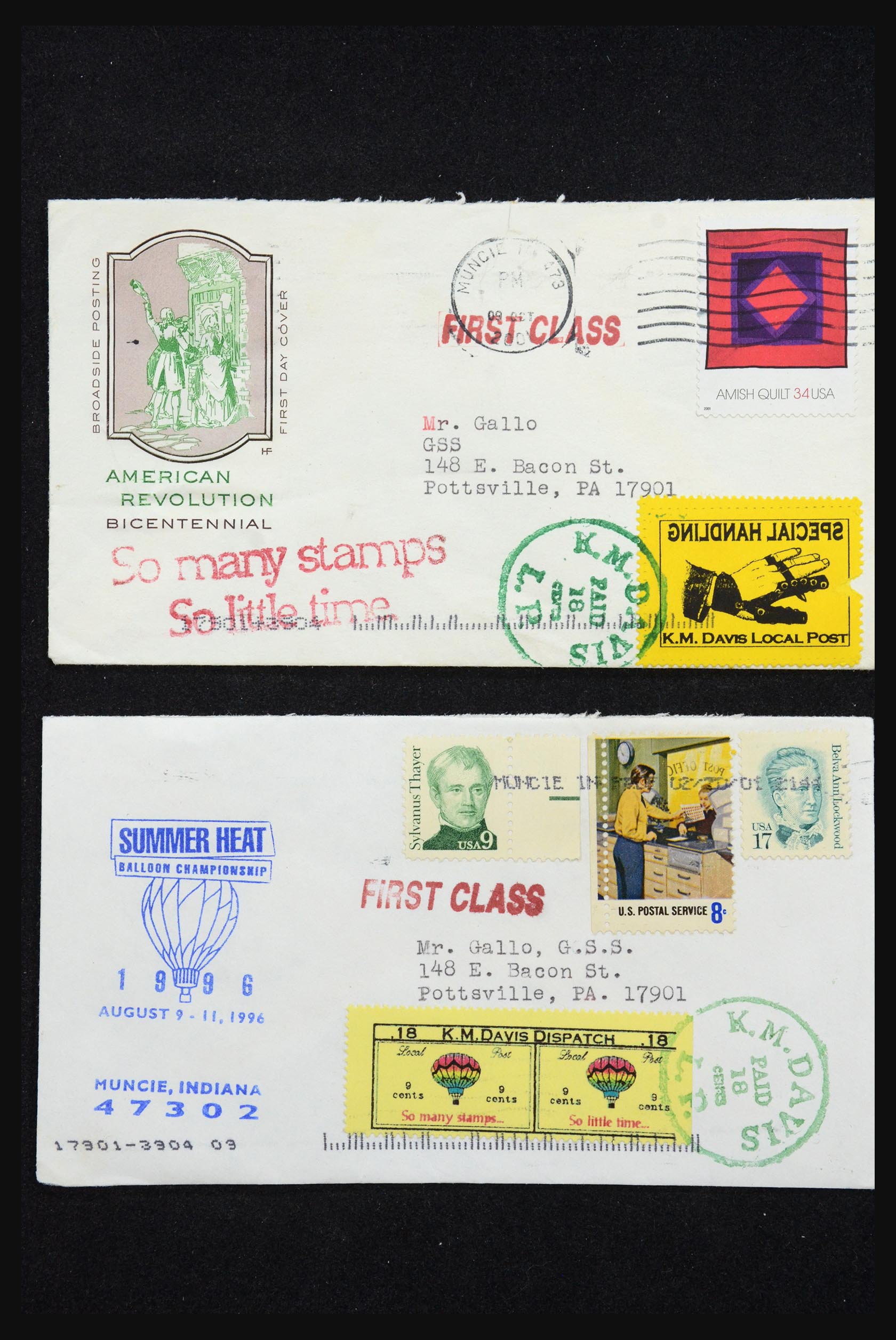 31530 100 - 31530 USA special covers.