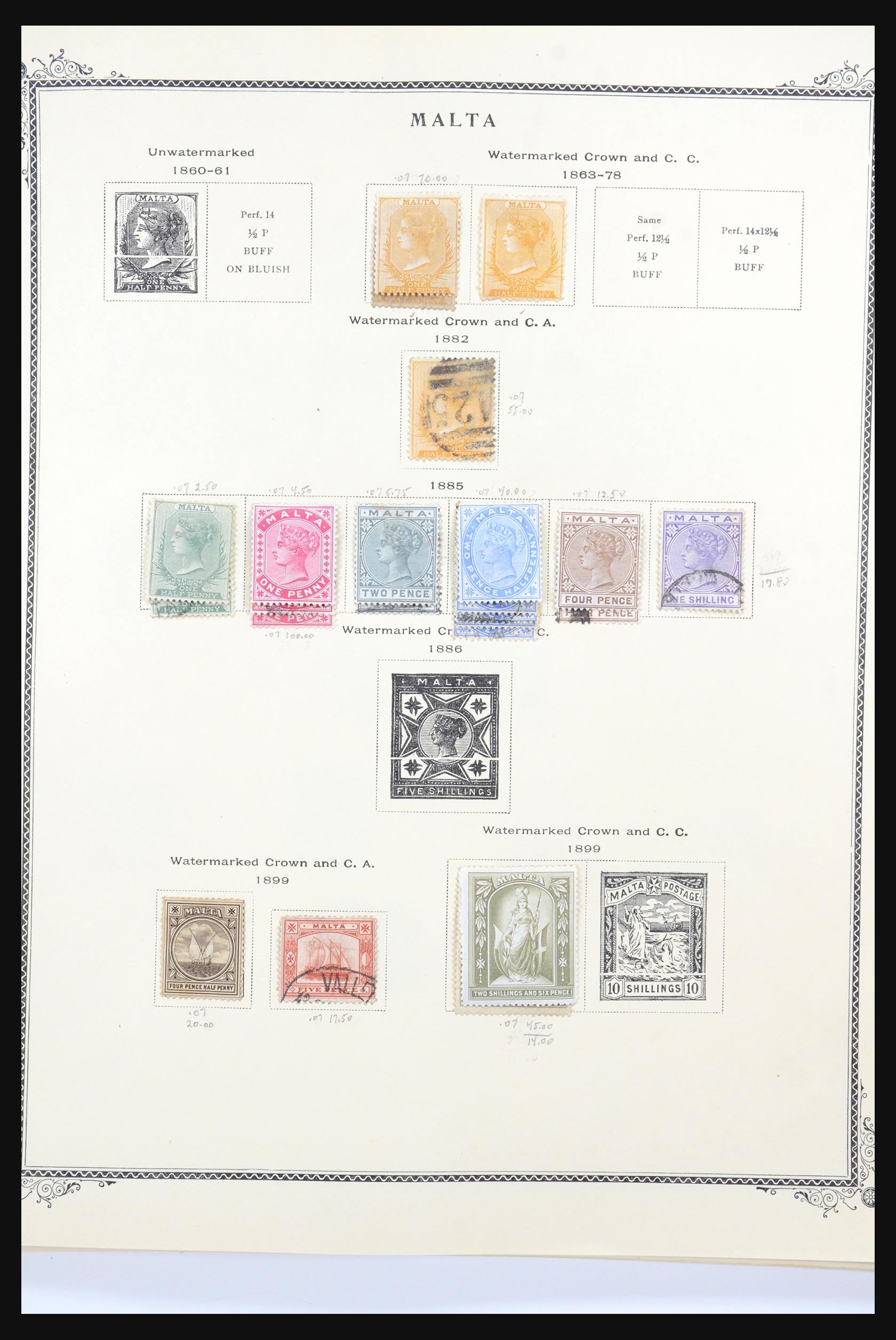 31533 001 - 31533 Malta 1863-1991.