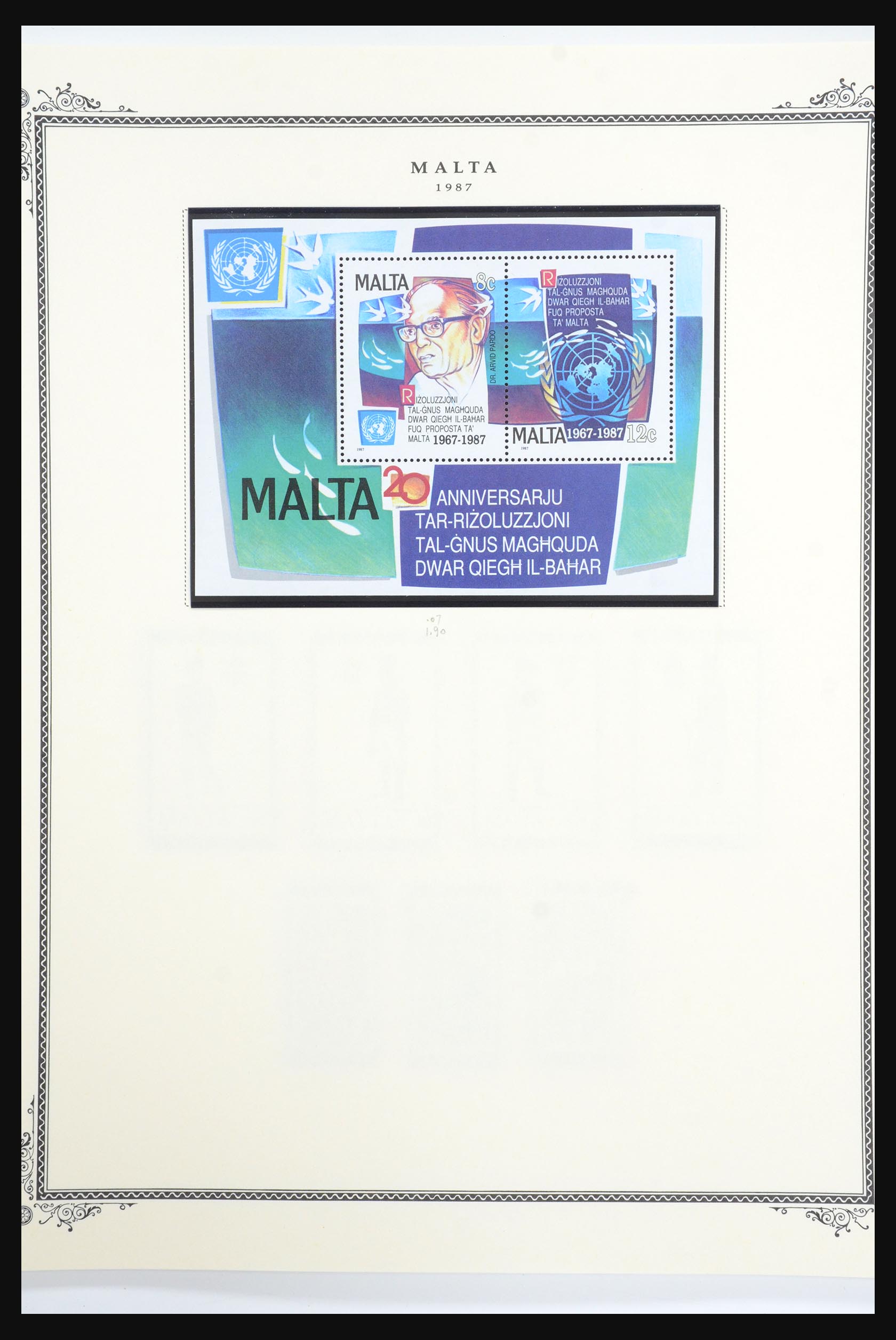 31533 074 - 31533 Malta 1863-1991.