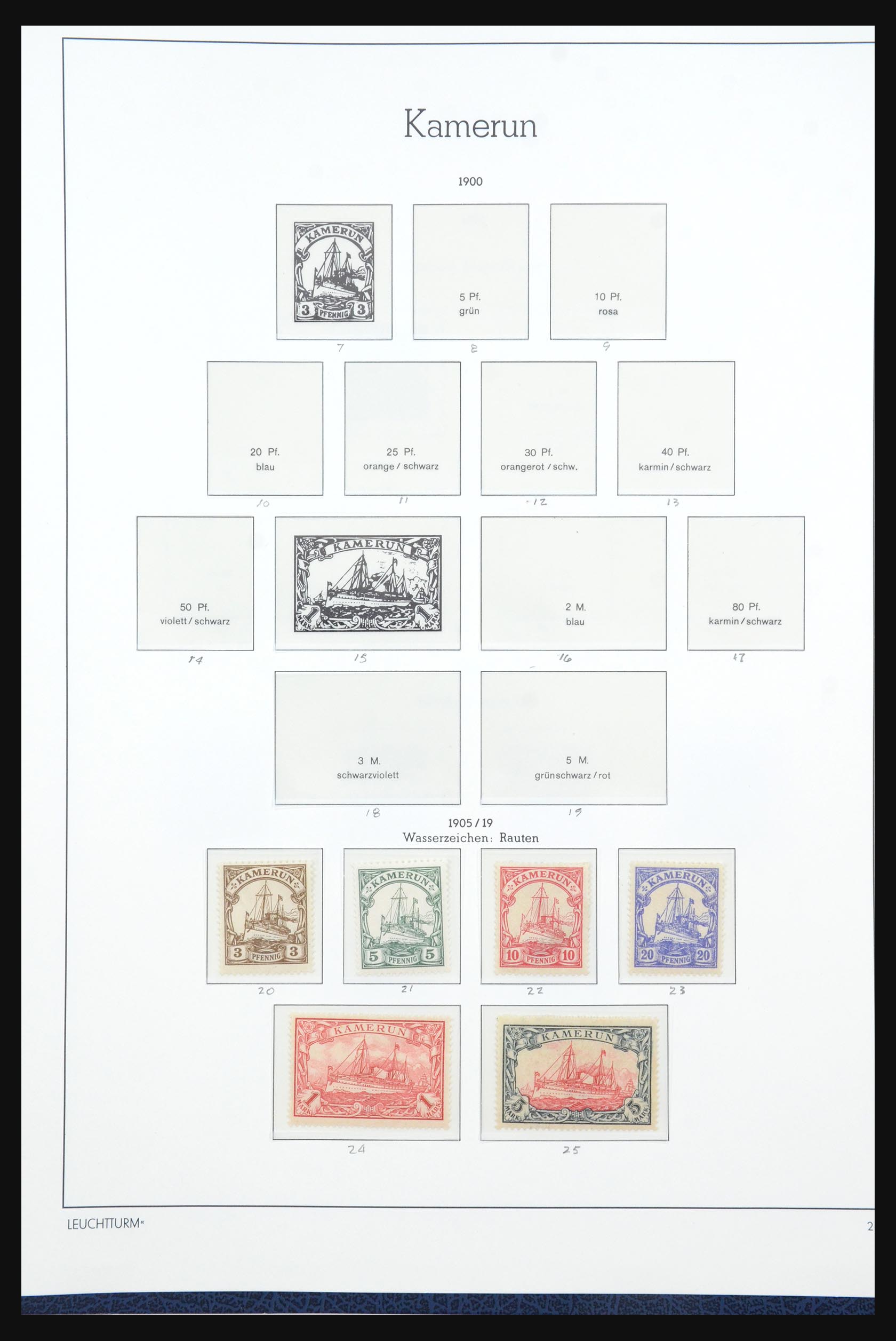 31534 012 - 31534 German colonies 1893-1919.