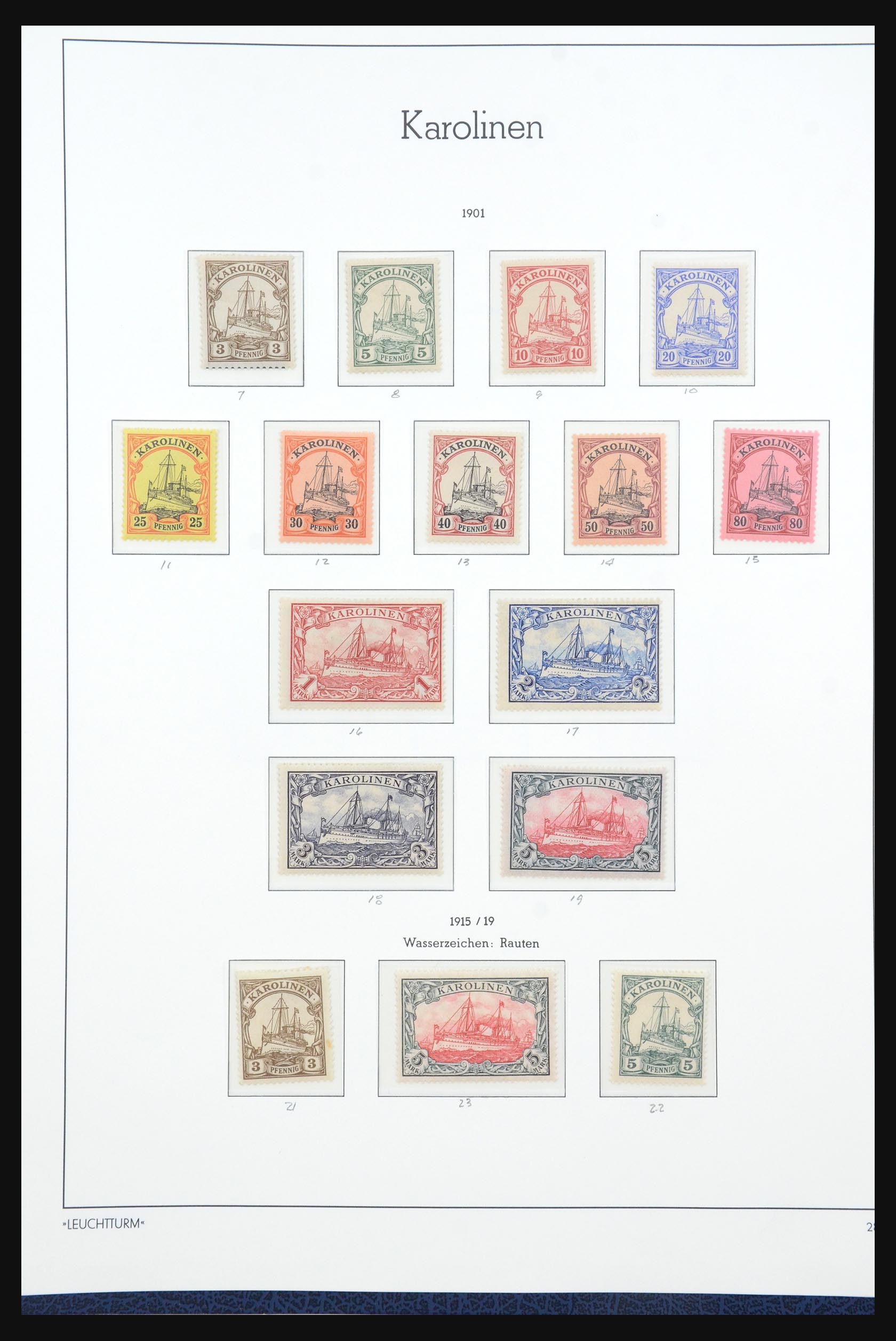 31534 014 - 31534 German colonies 1893-1919.