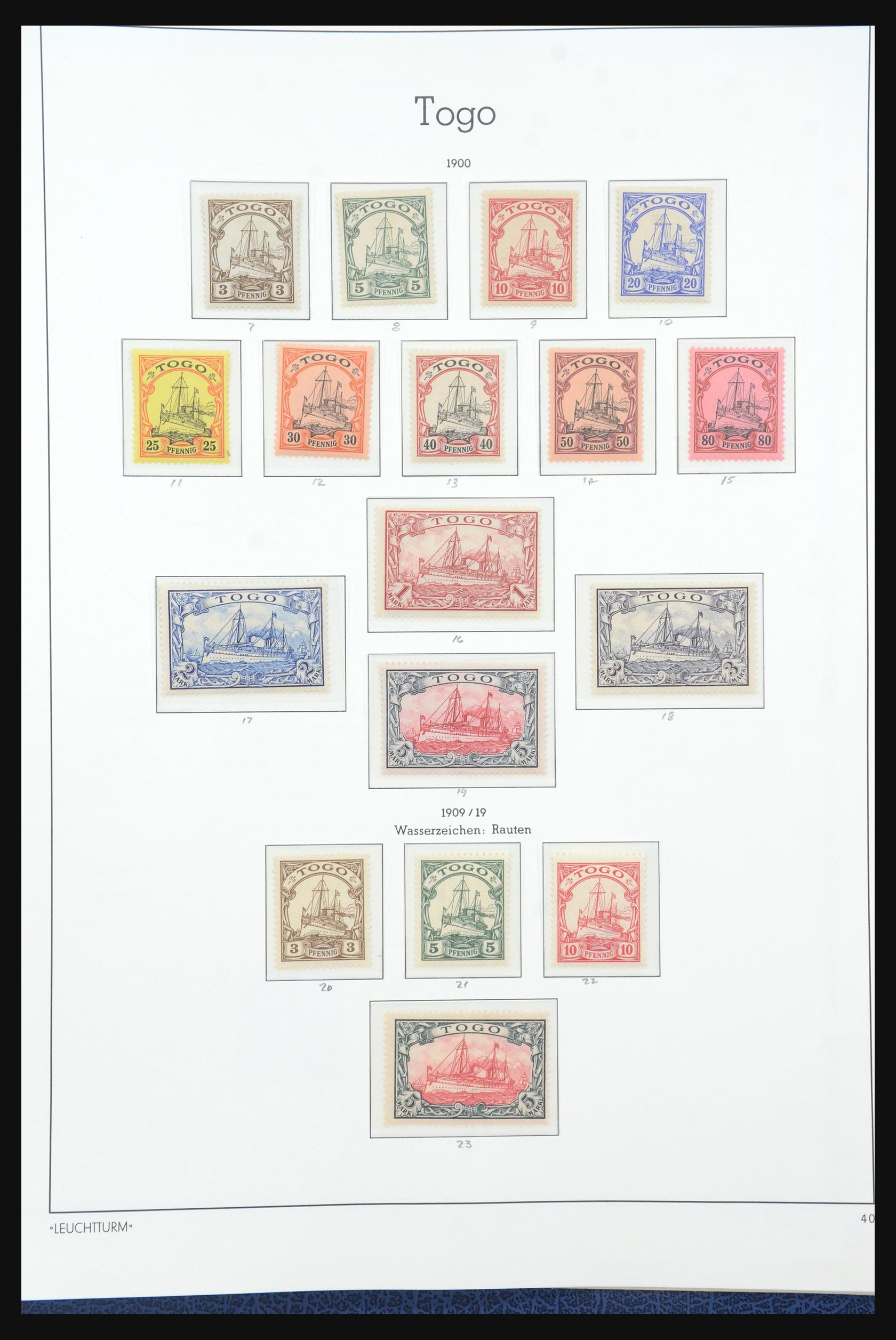 31534 025 - 31534 German colonies 1893-1919.