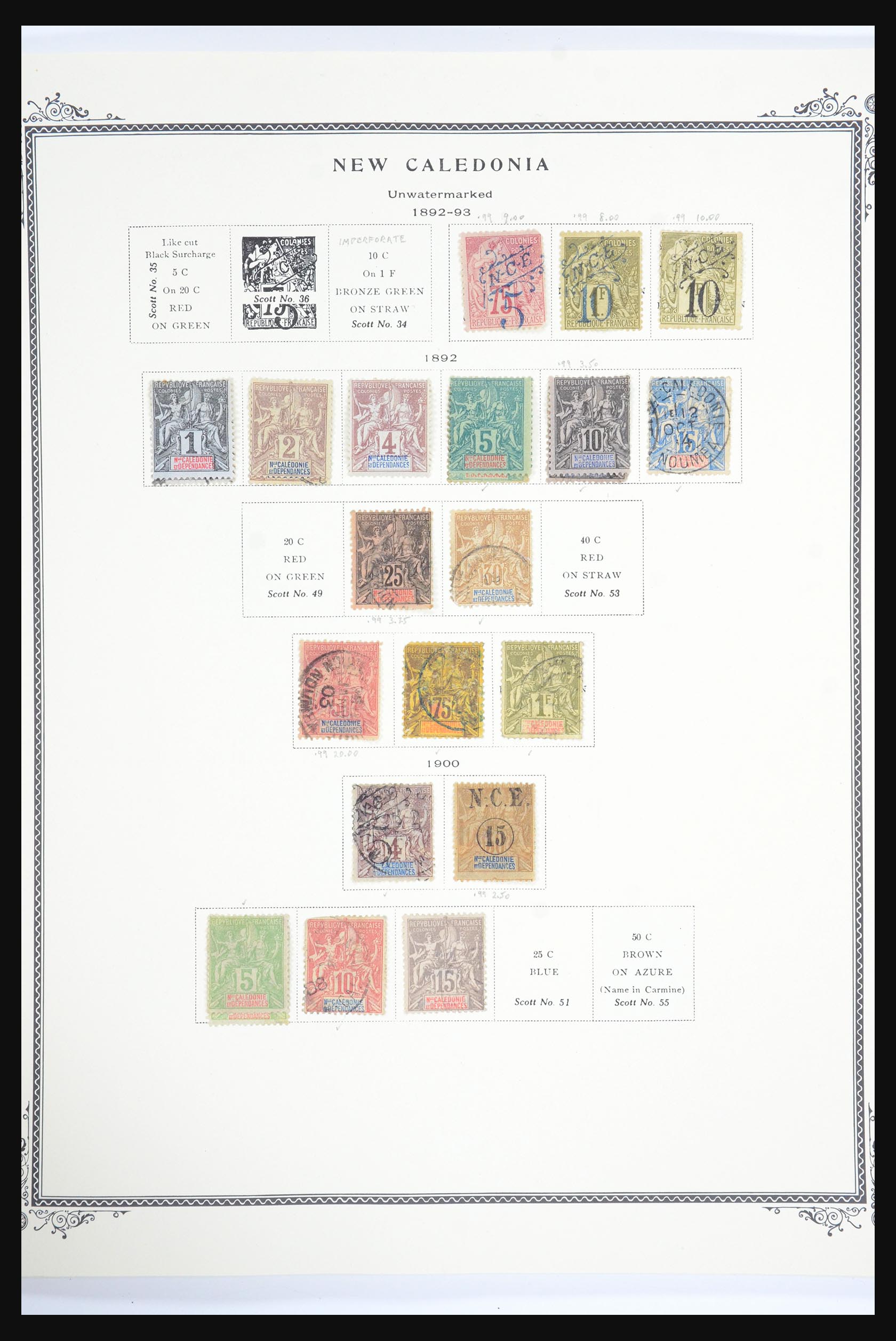 31535 003 - 31535 French colonies 1881-1190.