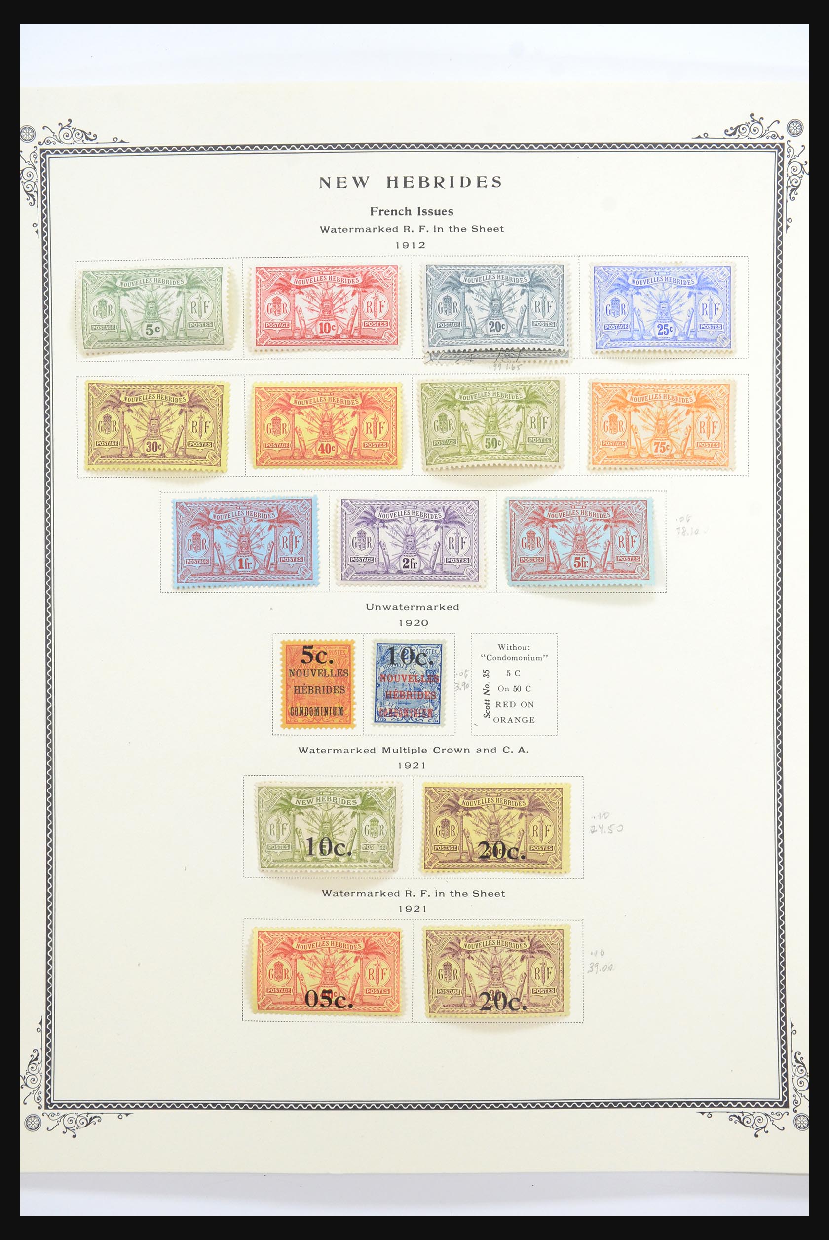 31535 079 - 31535 French colonies 1881-1190.
