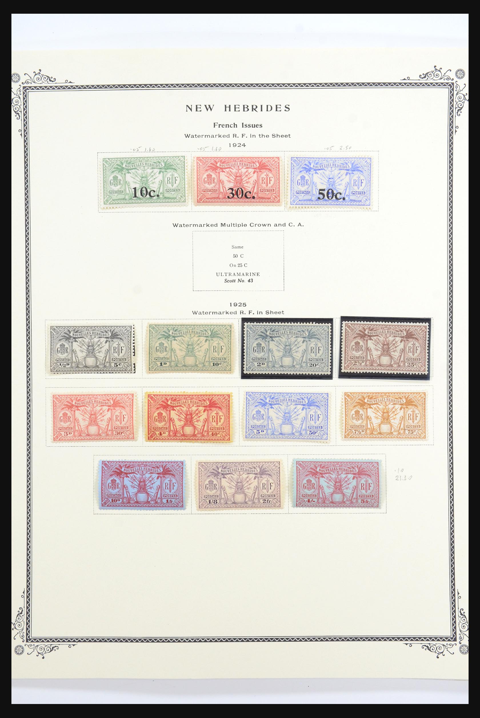 31535 080 - 31535 French colonies 1881-1190.