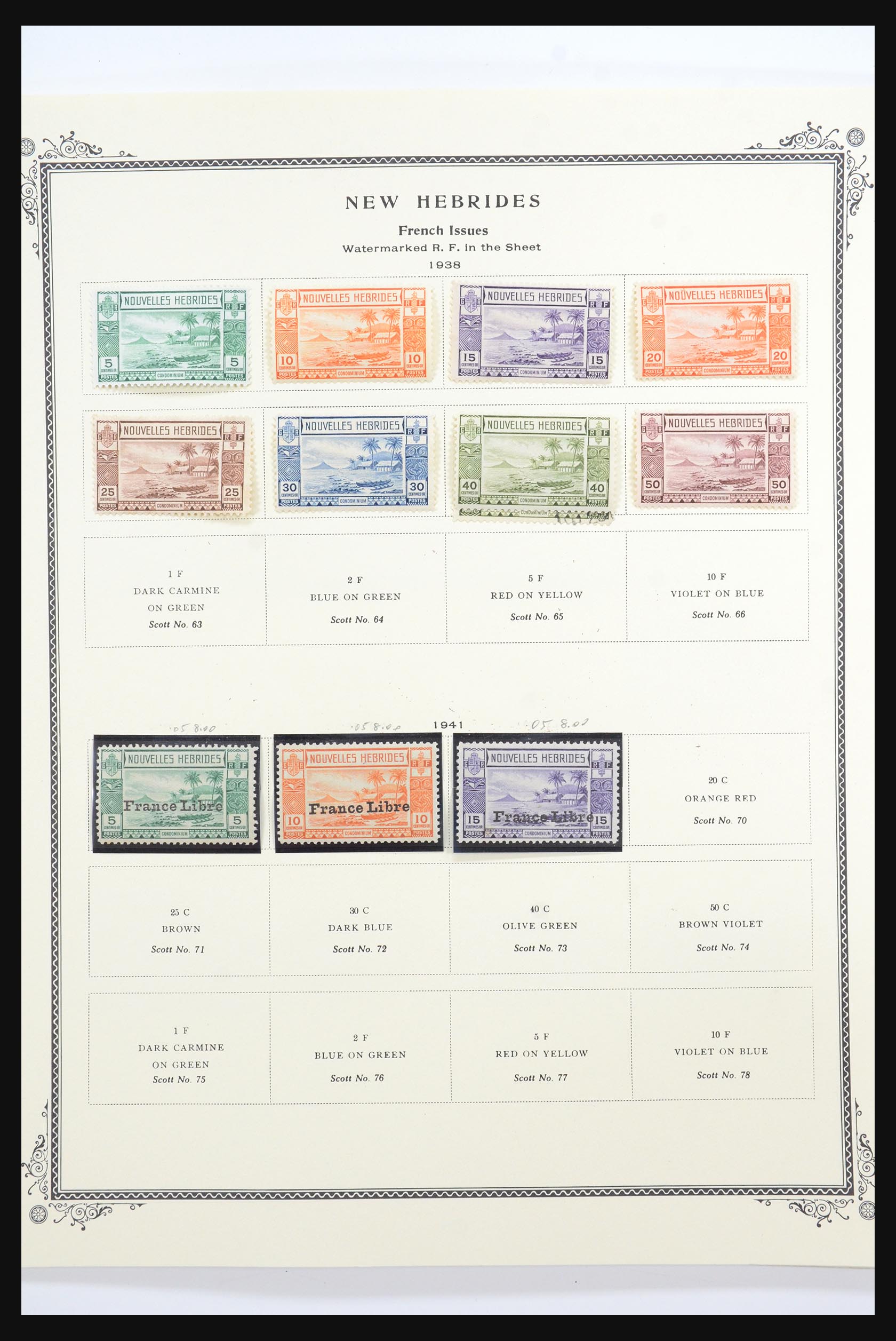 31535 081 - 31535 French colonies 1881-1190.