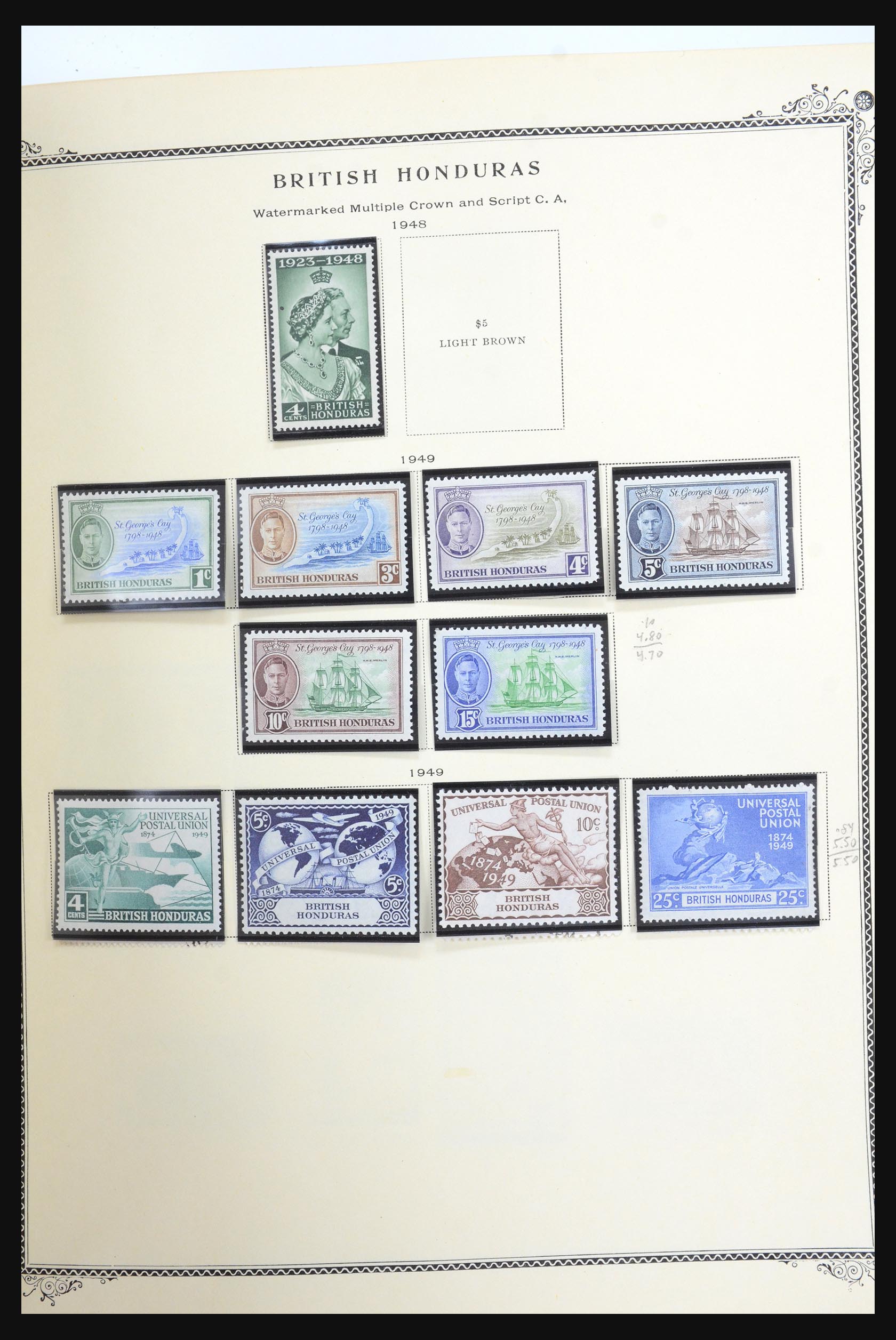 31537 008 - 31537 British Honduras/Belize 1865-1991.