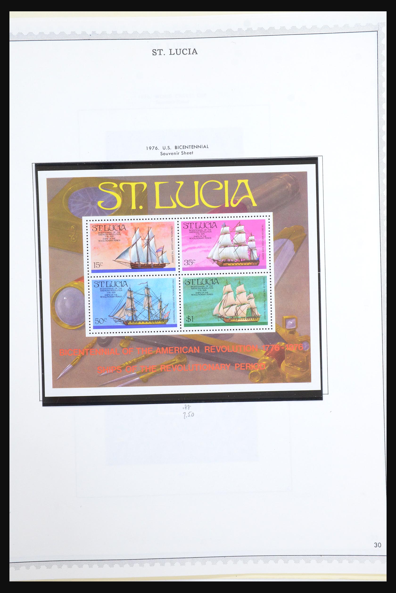 31540 033 - 31540 St. Lucia 1863-1992.