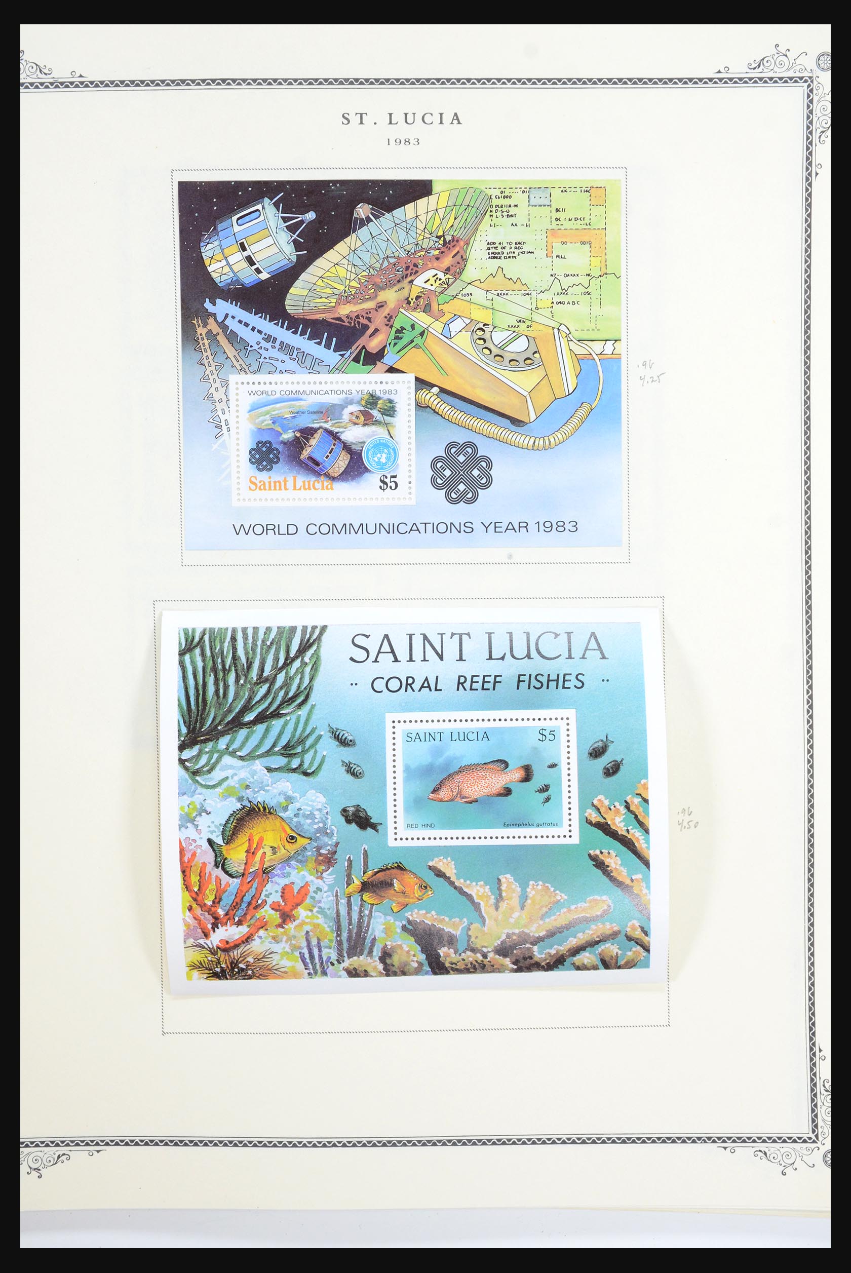 31540 070 - 31540 St. Lucia 1863-1992.