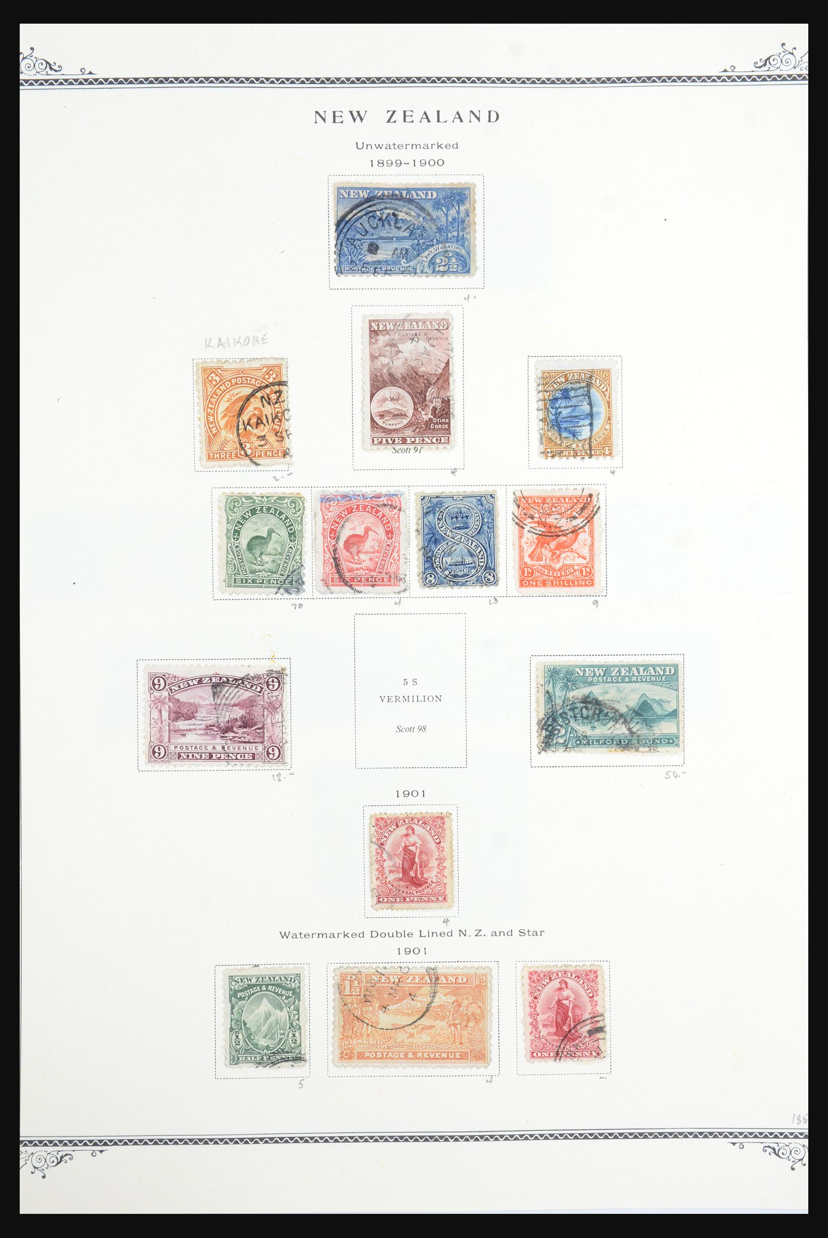 31551 009 - 31551 Nieuw Zeeland 1855-2000.