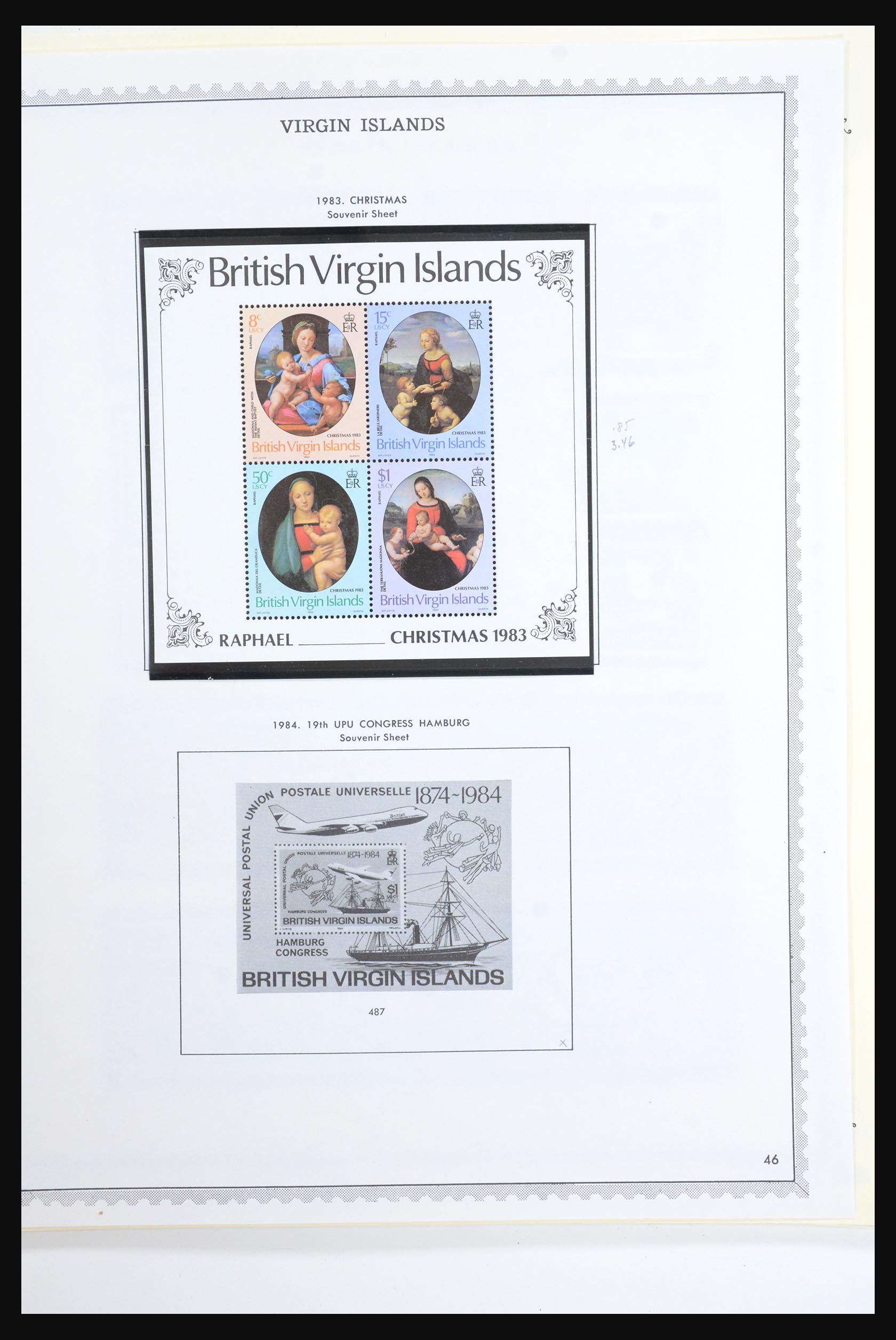 31552 054 - 31552 Britse Maagdeneilanden 1867-2000.